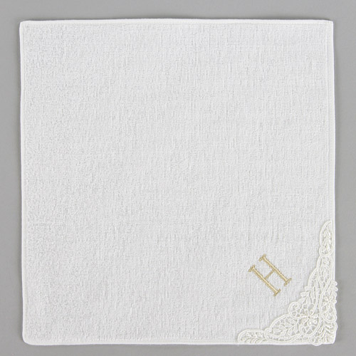 婦人 今治イニシャルタオルハンカチ - 画像6