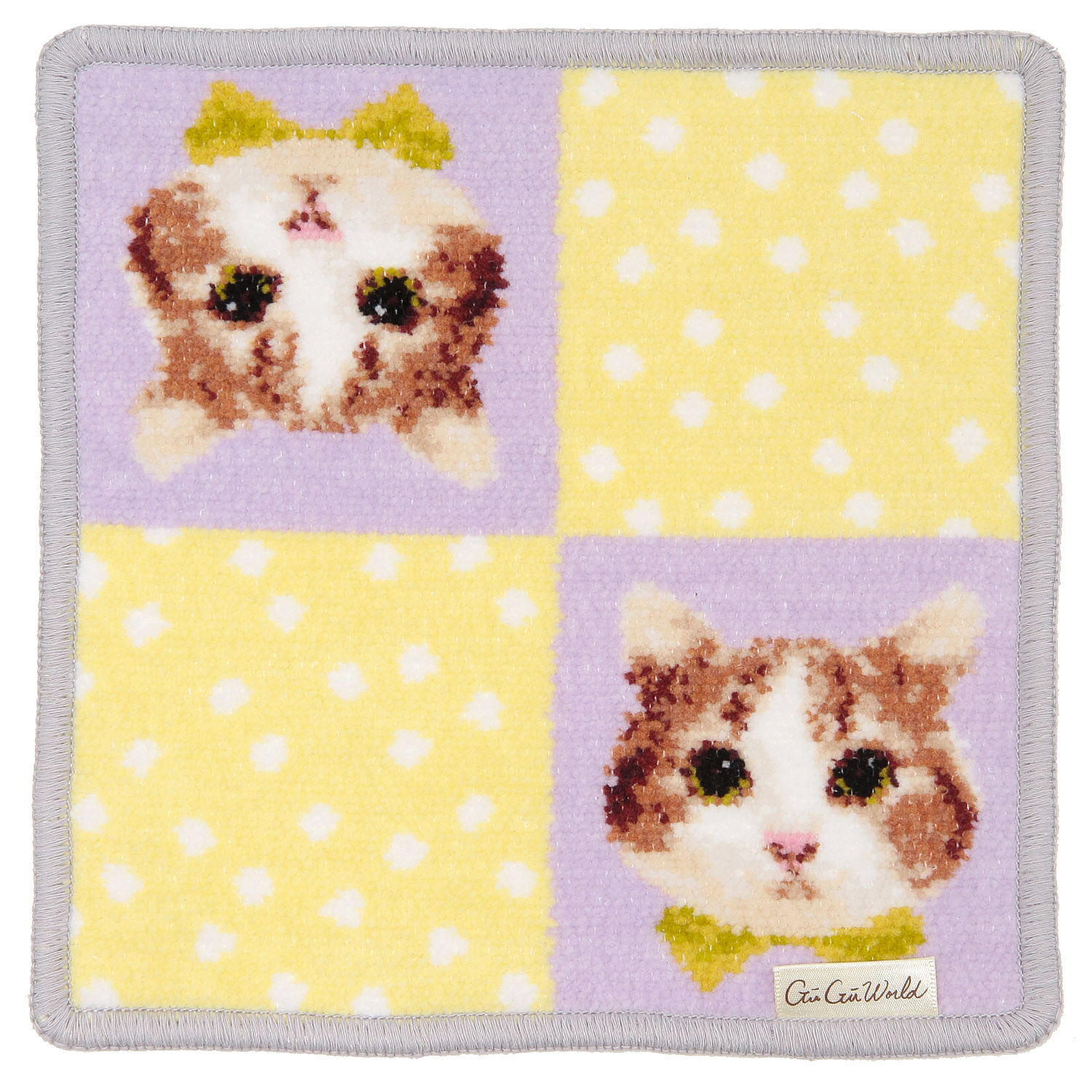 GUGUWorld 婦人シュニール織タオルハンカチ - 画像4