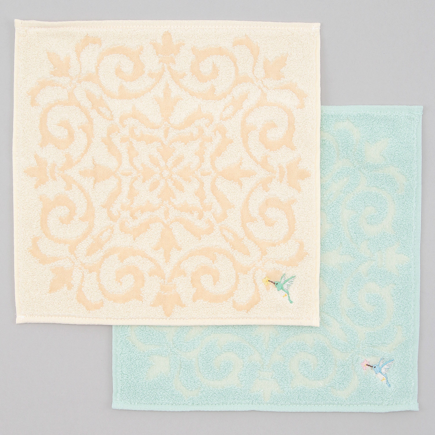 無撚糸ミニタオルハンカチ アズレージョ