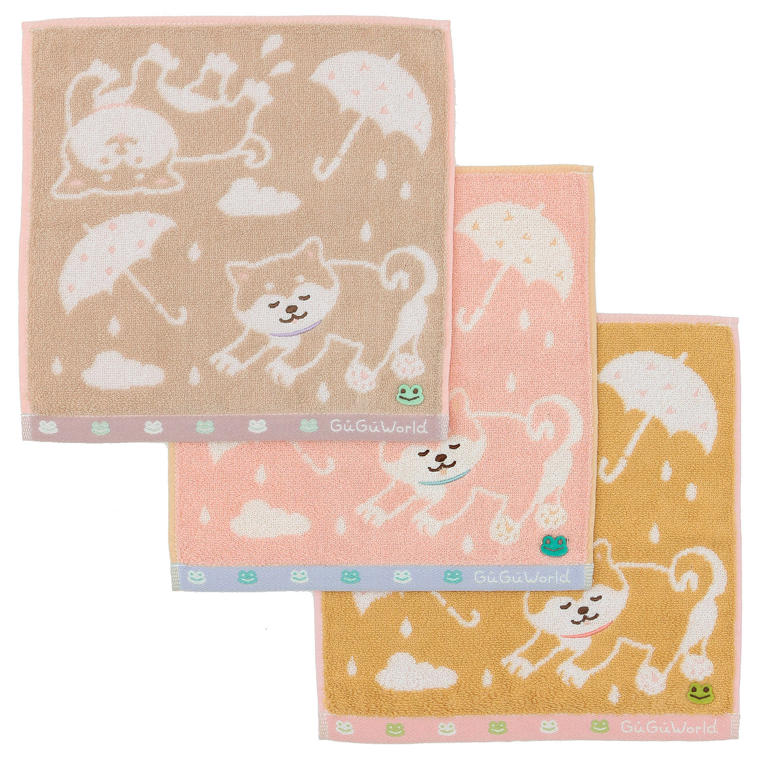 GuGuWorld タオルハンカチ 柴犬