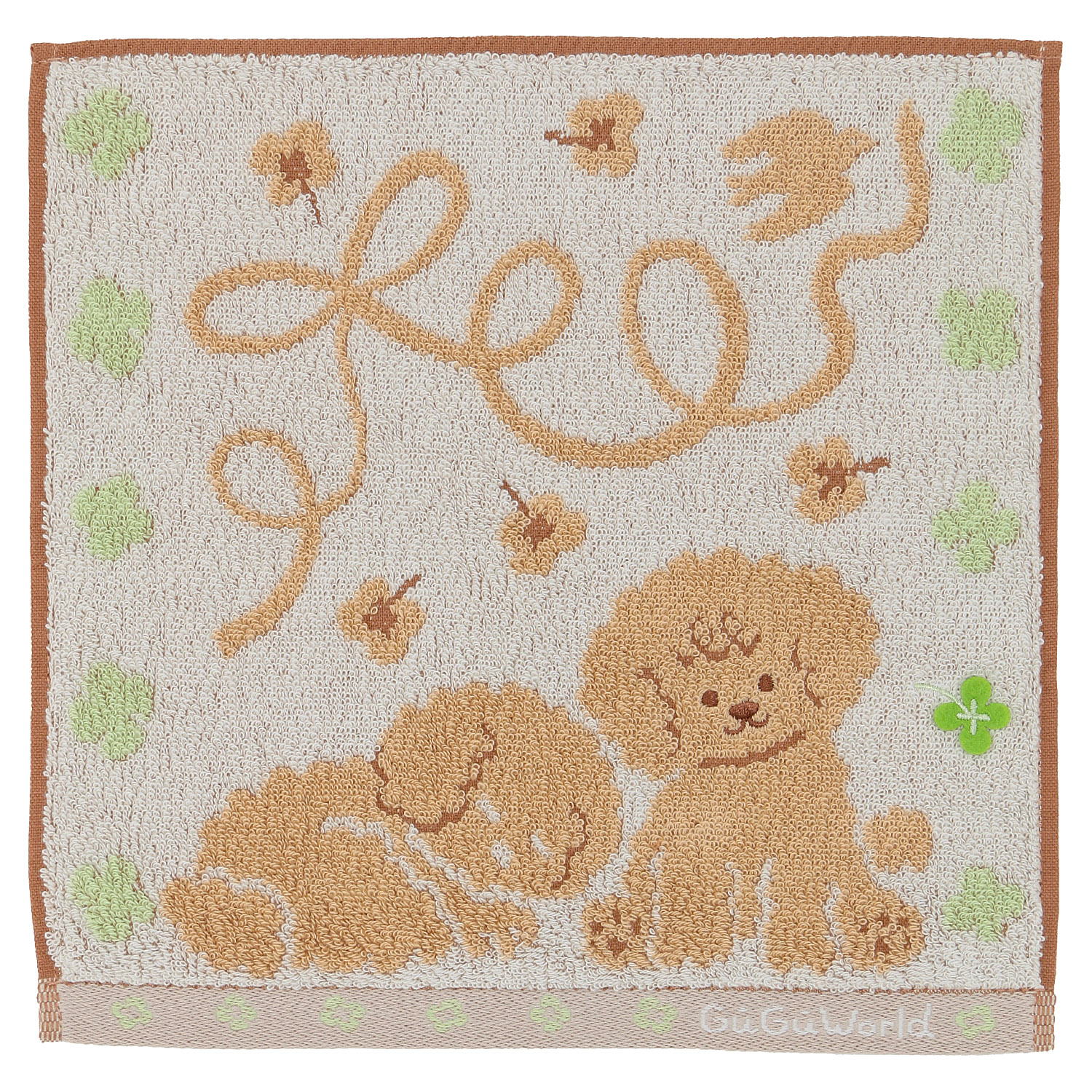 GuGuWorld タオルハンカチ トイプードル - 画像2