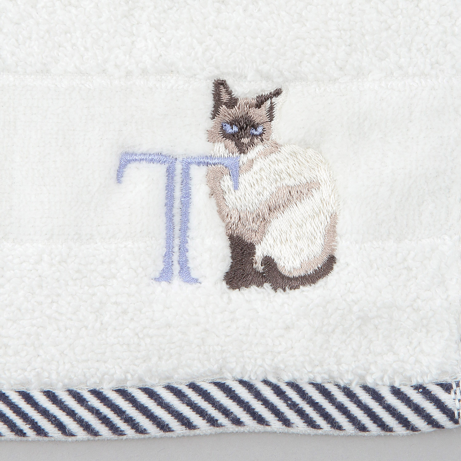 イニシャル刺繍タオルハンカチ ネコ - 画像11
