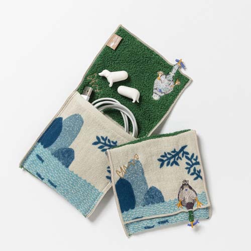 【21：次回入荷5月上旬】 moritaMiW ポーチハンカチ - 画像14