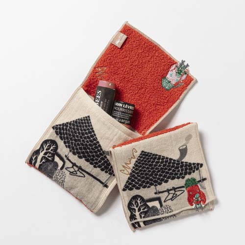 【21：次回入荷5月上旬】 moritaMiW ポーチハンカチ - 画像8