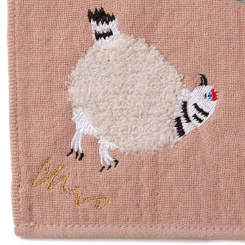 moritaMiW モコモコドウブツハンカチ - 画像3