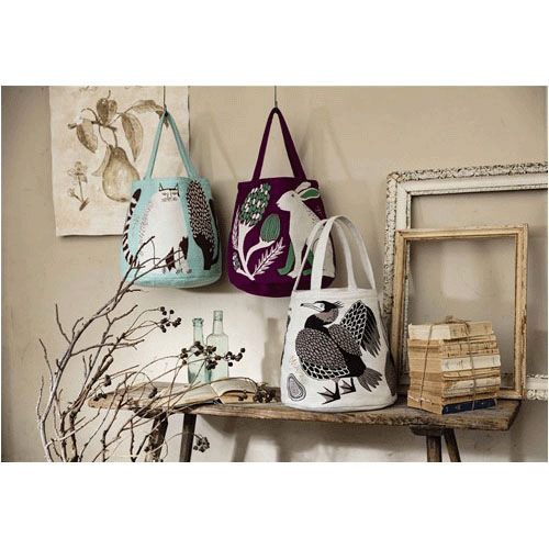 moritaMiW トートバッグ 川ほとりのニンマリのウたち - 画像1