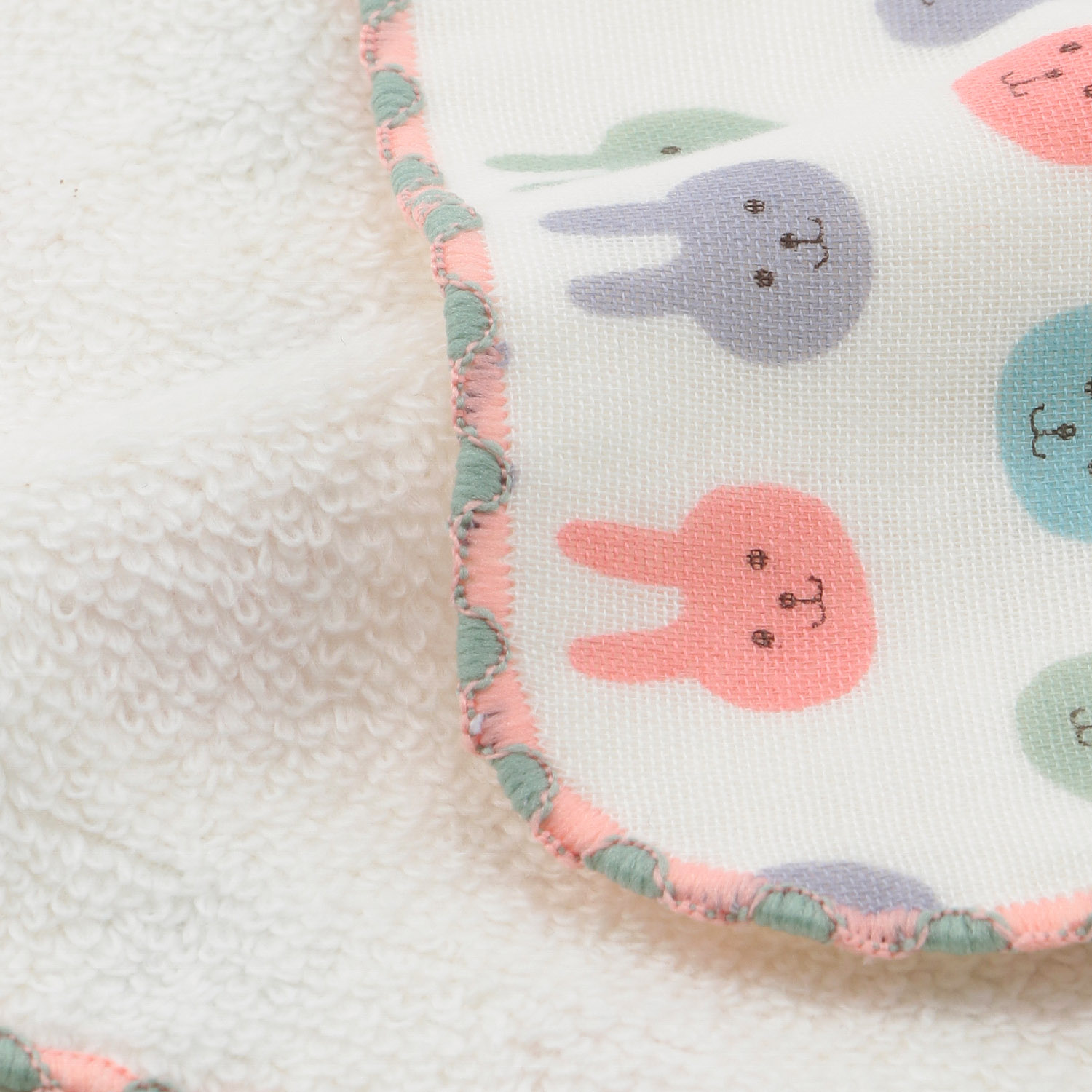 【お取り寄せ】COCOWALK ミニハンカチ ウサギ - 画像3