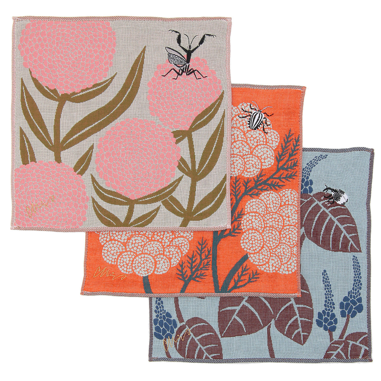 moritaMiW ガーゼハンカチ - 画像1