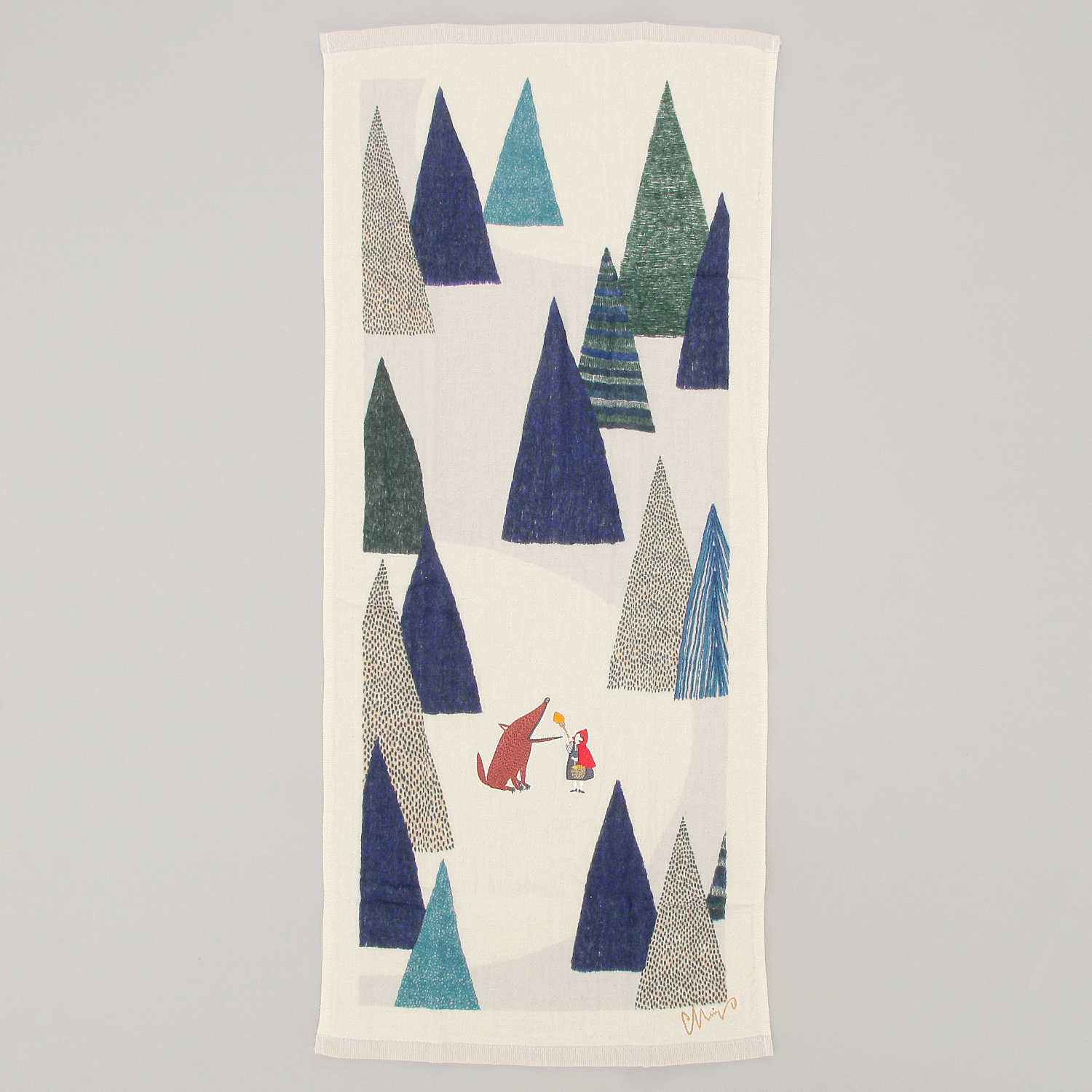 morita MiW フェイスタオル オオカミと赤ずきんの話 - 画像1