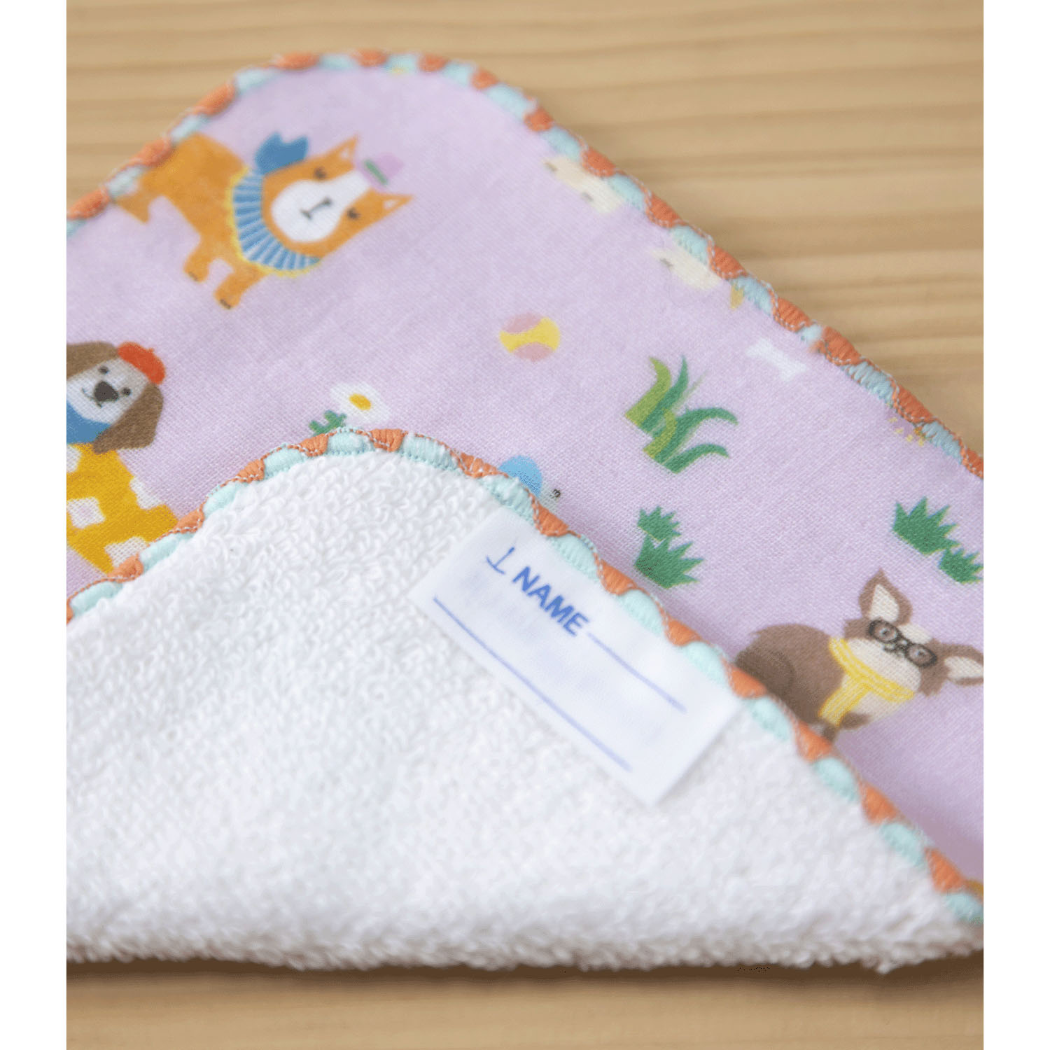 COCOWALK ミニハンカチ おさんぽわんこ - 画像2