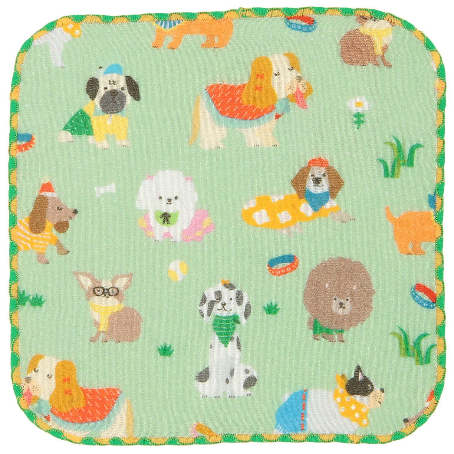 COCOWALK ミニハンカチ おさんぽわんこ - 画像4