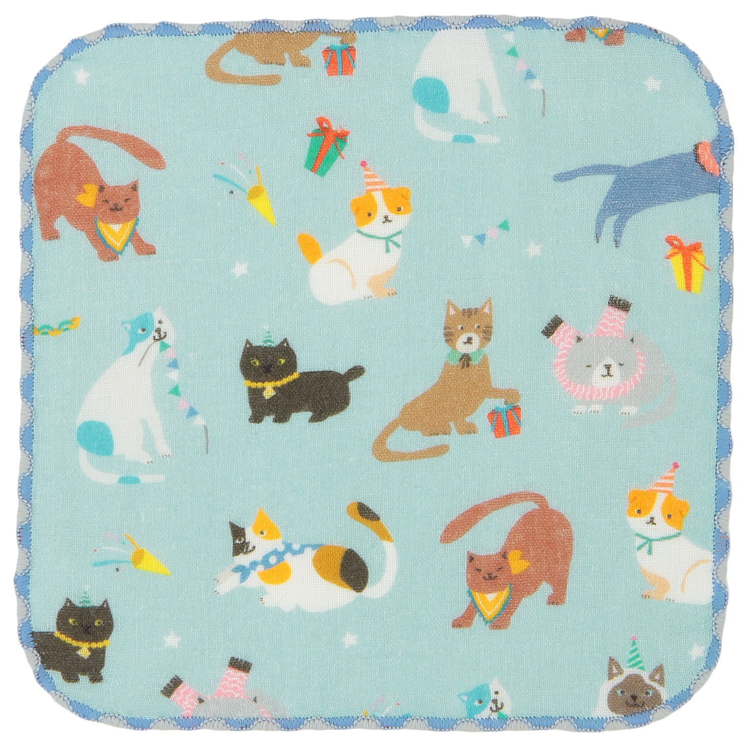 COCOWALK ミニハンカチ ぱーてぃーにゃんこ - 画像6