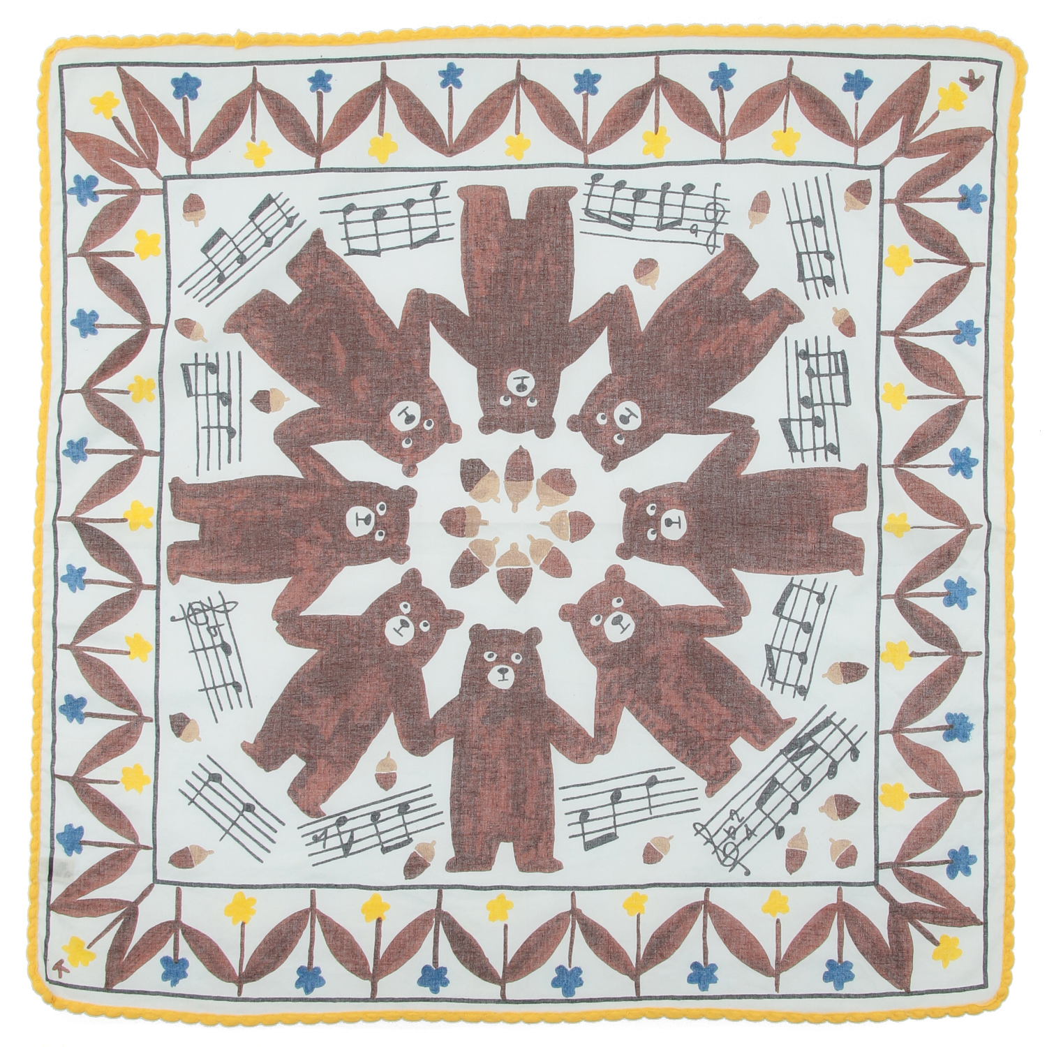 KILKI  インド綿ハンカチ マイムマイム - 画像2