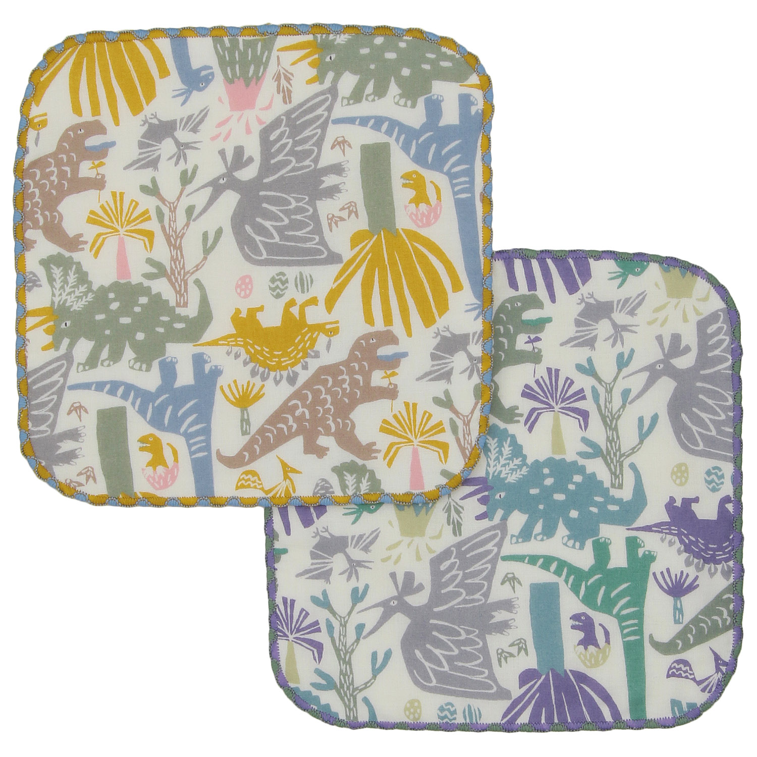 【お取り寄せ】COCOWALK ミニハンカチダイナソーランド - 画像1