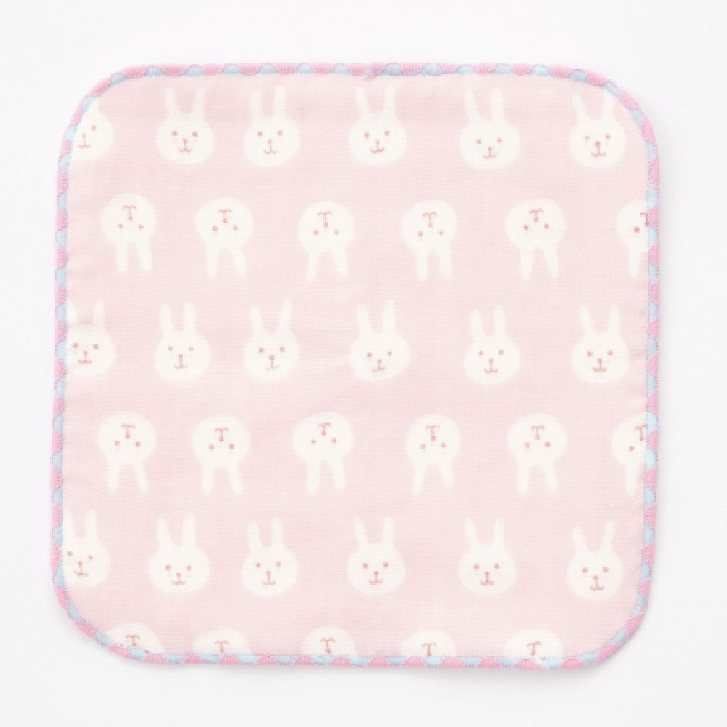 【お取り寄せ】COCOWALK ミニハンカチ ウサギ mini - 画像1