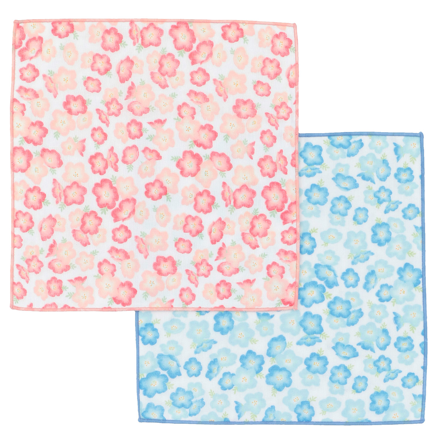 リバーシブルガーゼハンカチ ネモフィラ