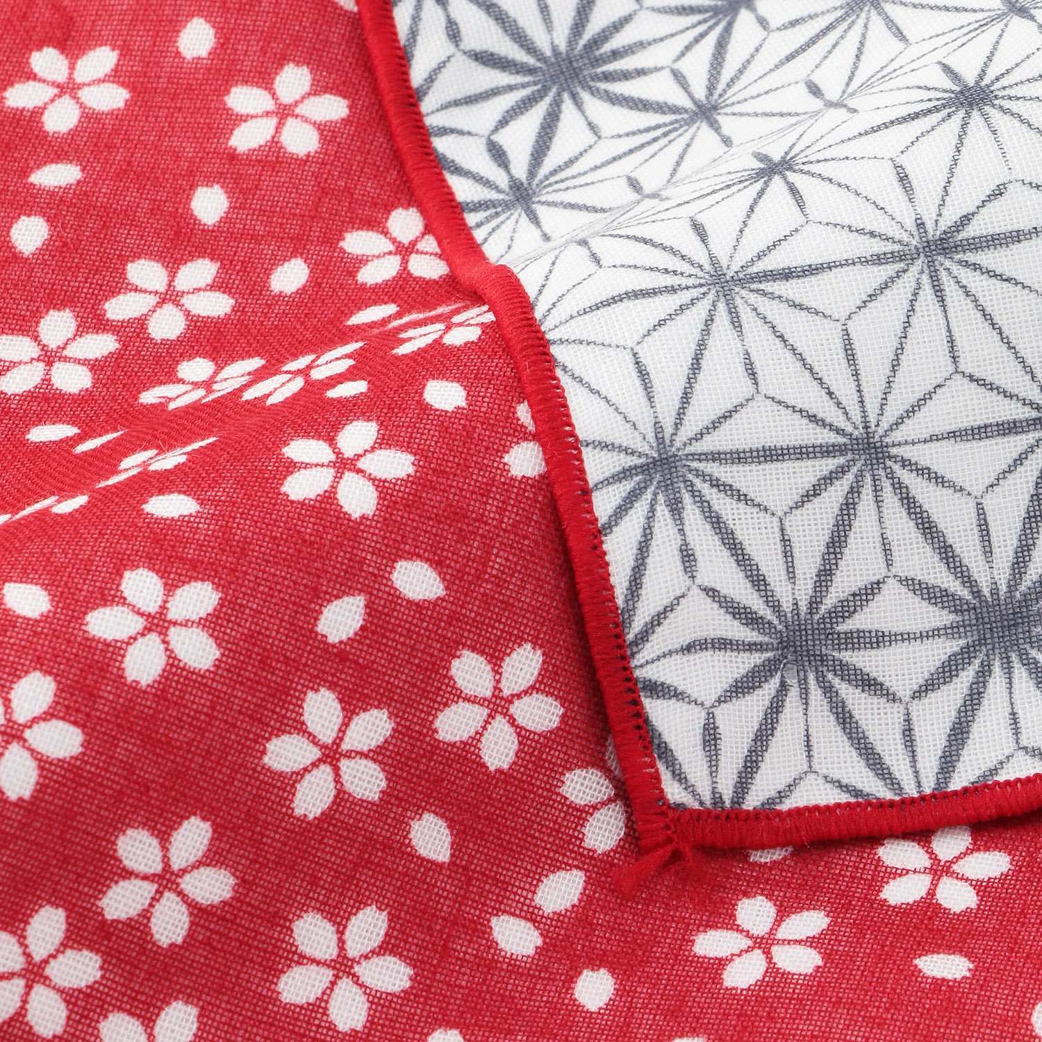 リバーシブルガーゼハンカチ 小桜 - 画像4