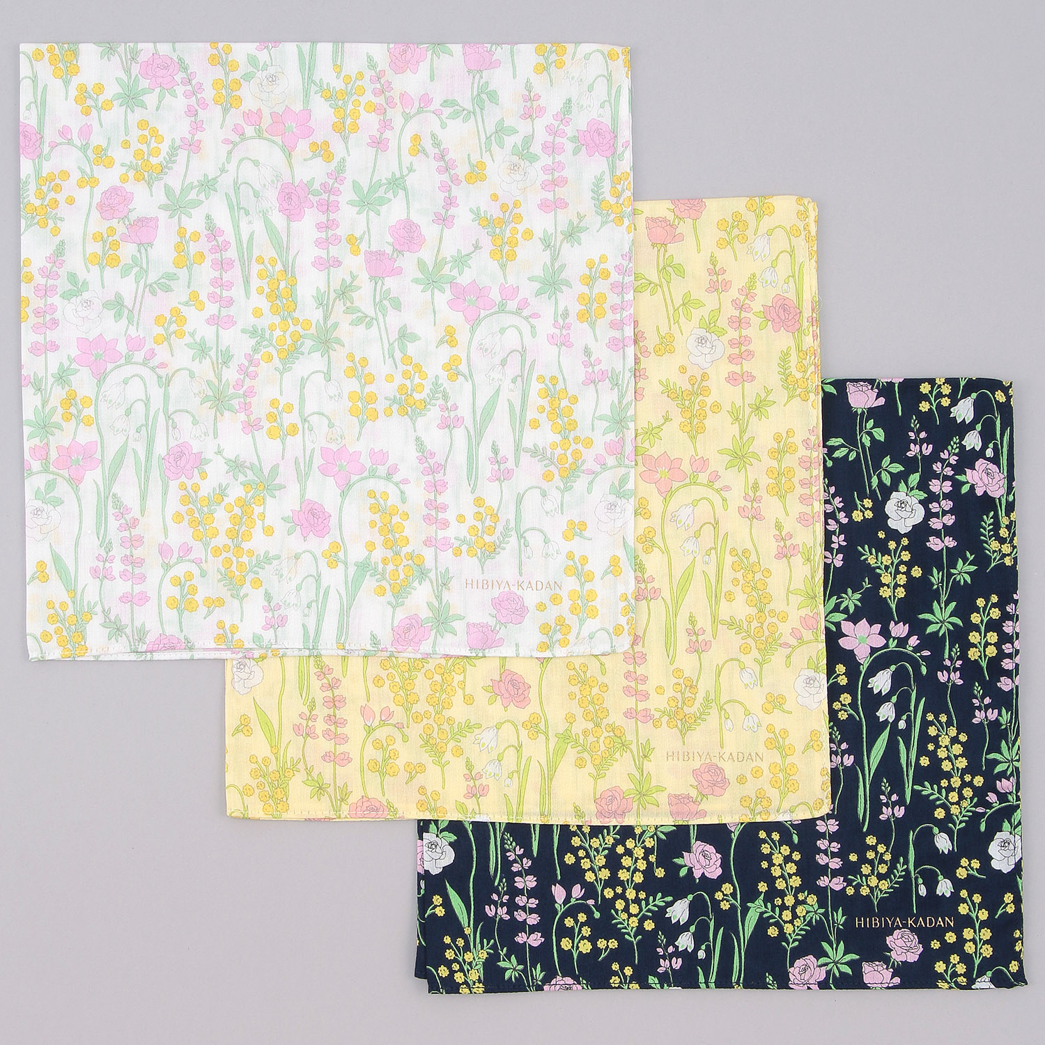 日比谷花壇プリントハンカチ - 画像1