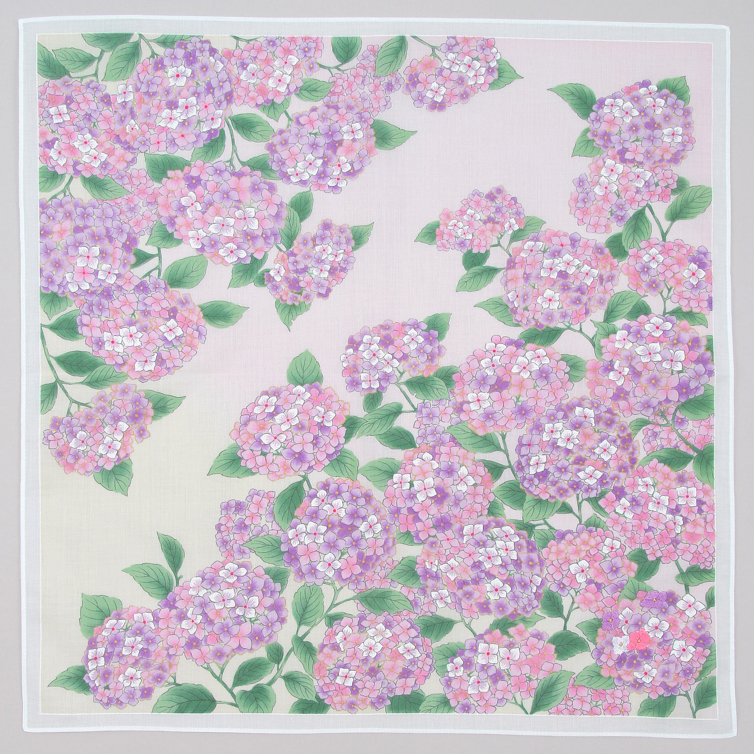 【在庫限り終了】友禅刺繍 紫陽花 - 画像2