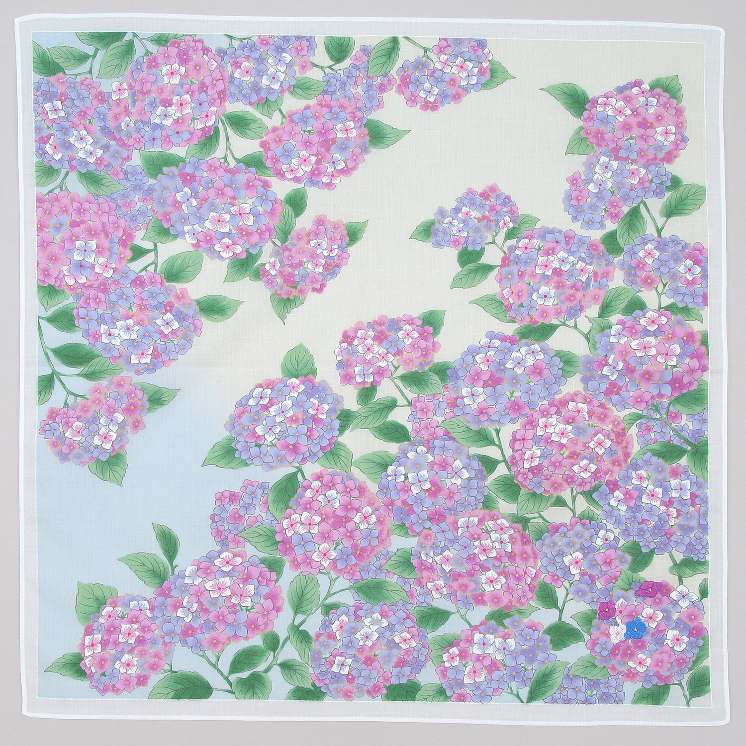 【在庫限り終了】友禅刺繍 紫陽花 - 画像4