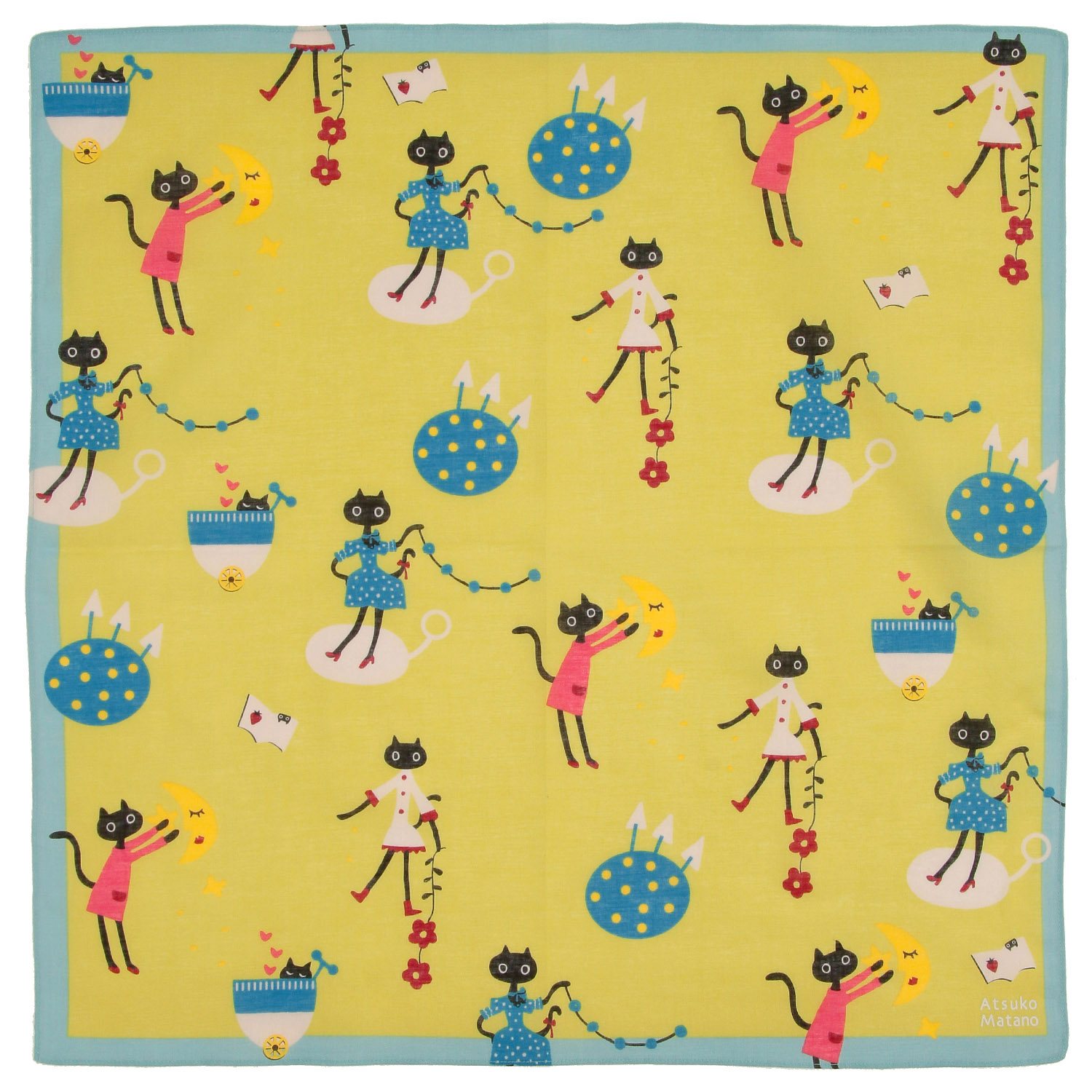 アツコマタノプリントハンカチ - 画像5