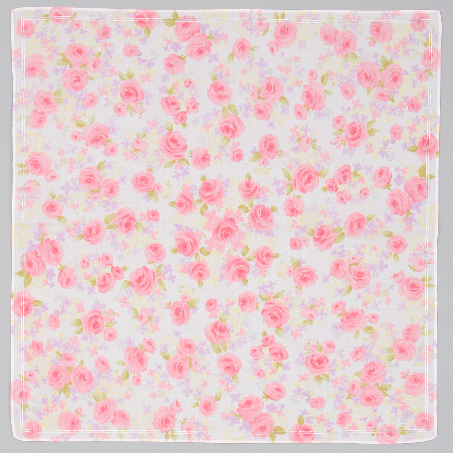 リバティフラワー婦人プリントハンカチ - 画像2