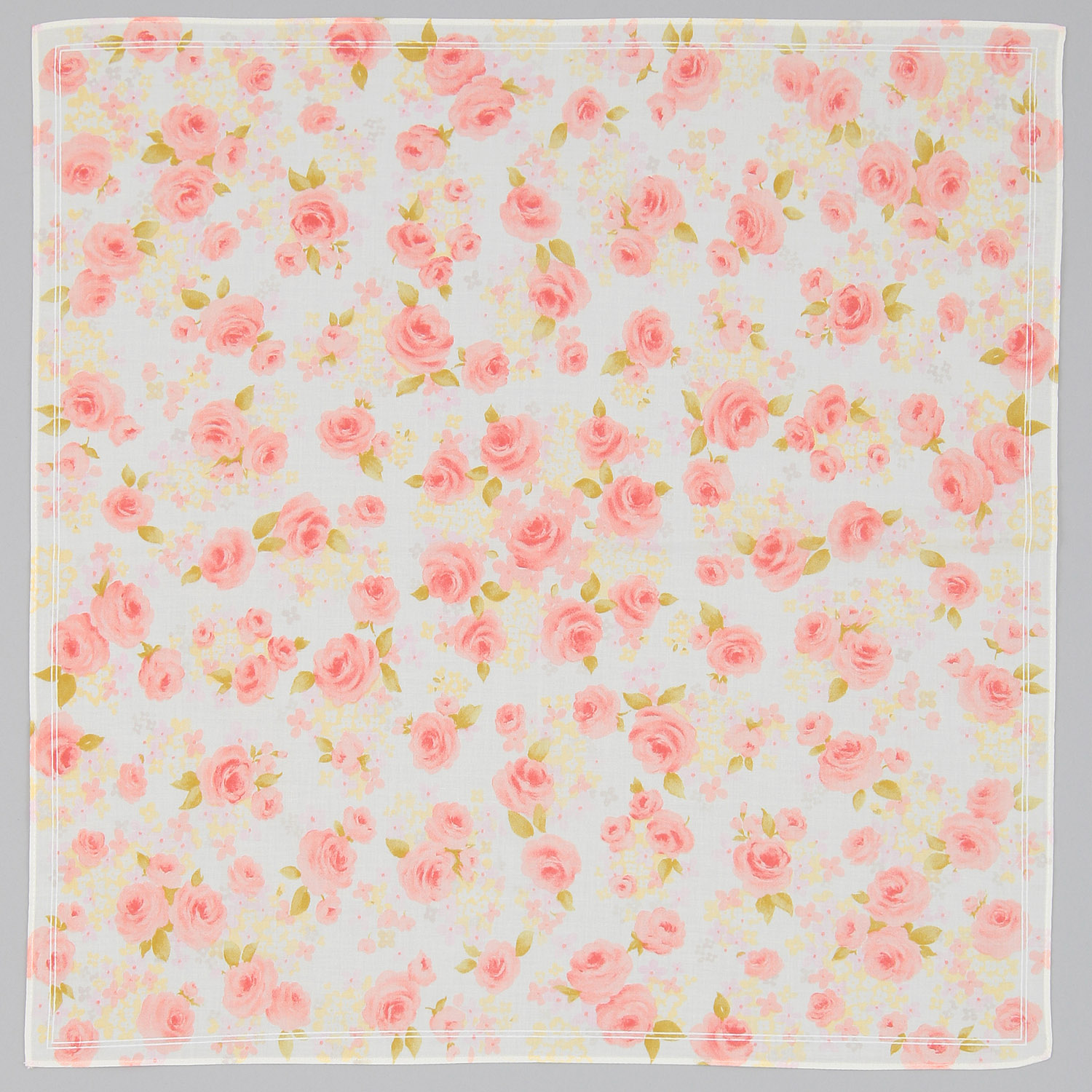 リバティフラワー婦人プリントハンカチ - 画像4