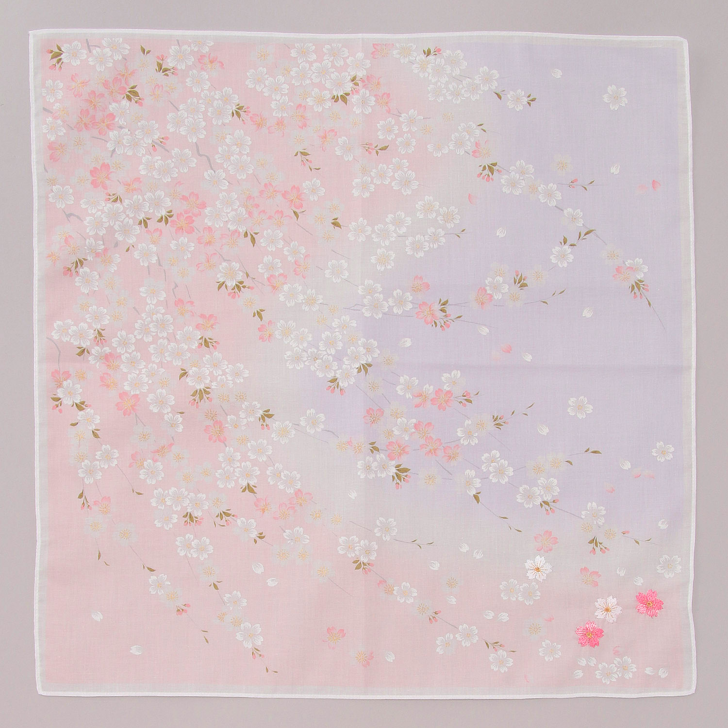 友禅刺繍 桜舞い - 画像2