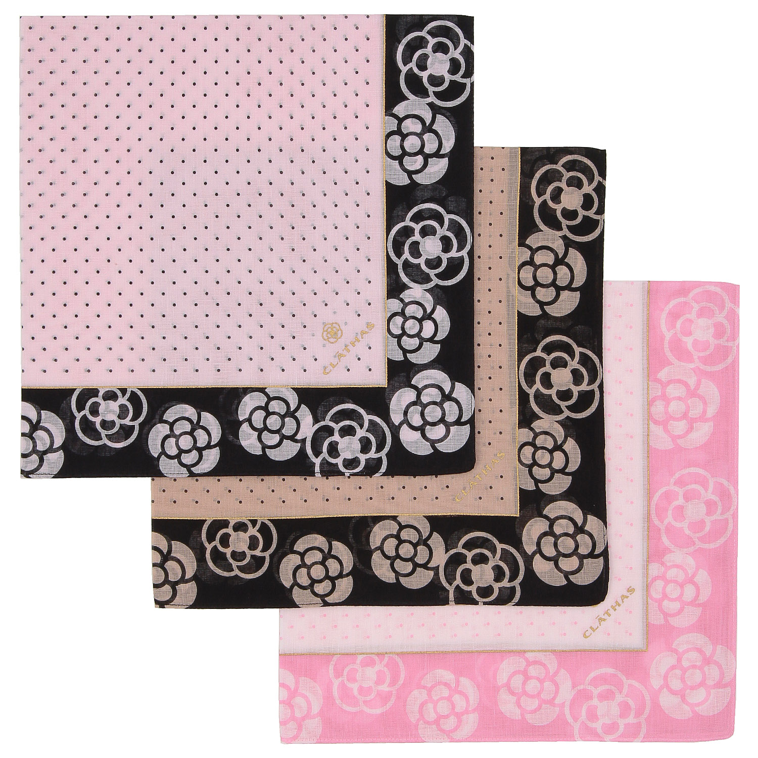 クレイサス大判ガーゼハンカチ - 画像1