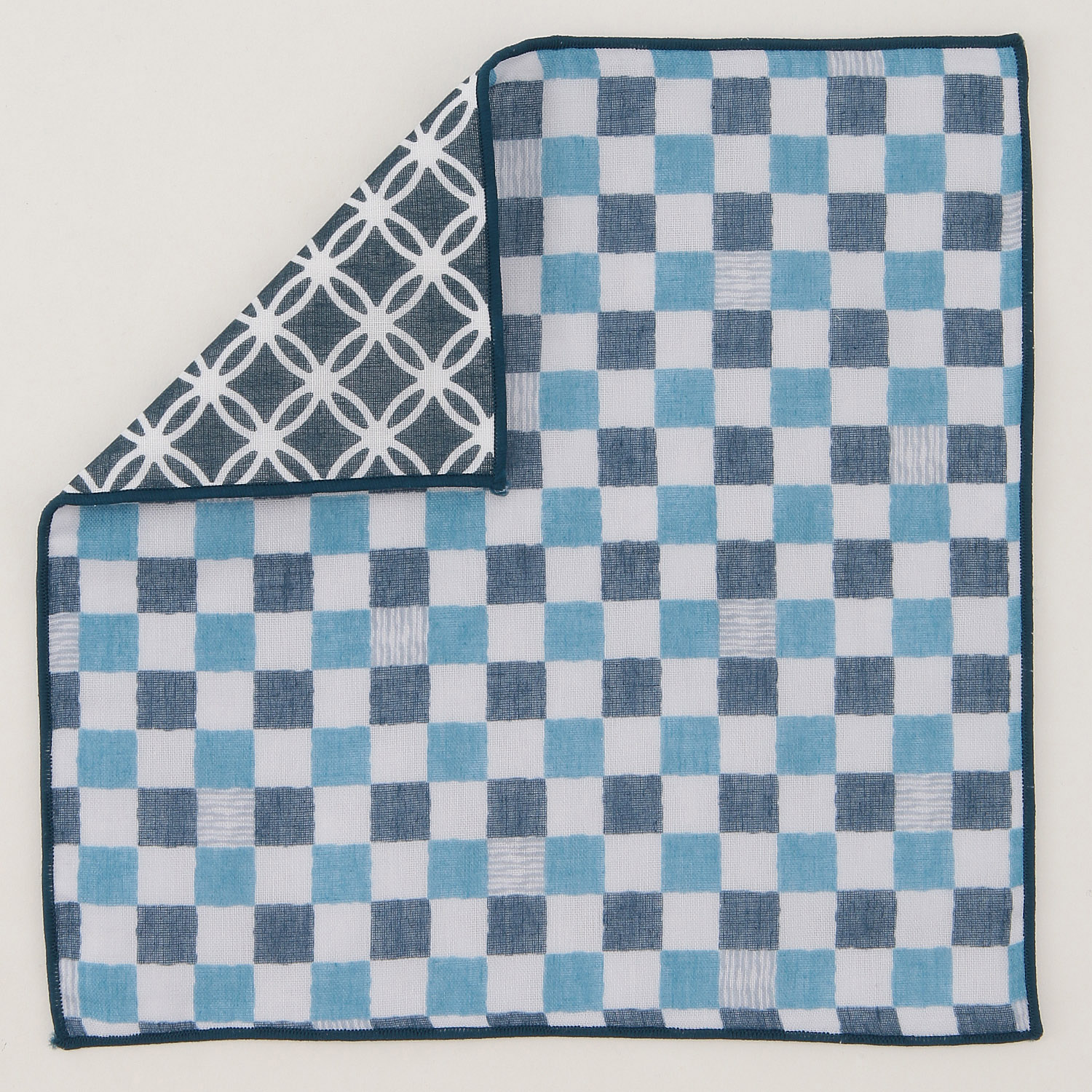 リバーシブルガーゼハンカチ 七宝 - 画像5