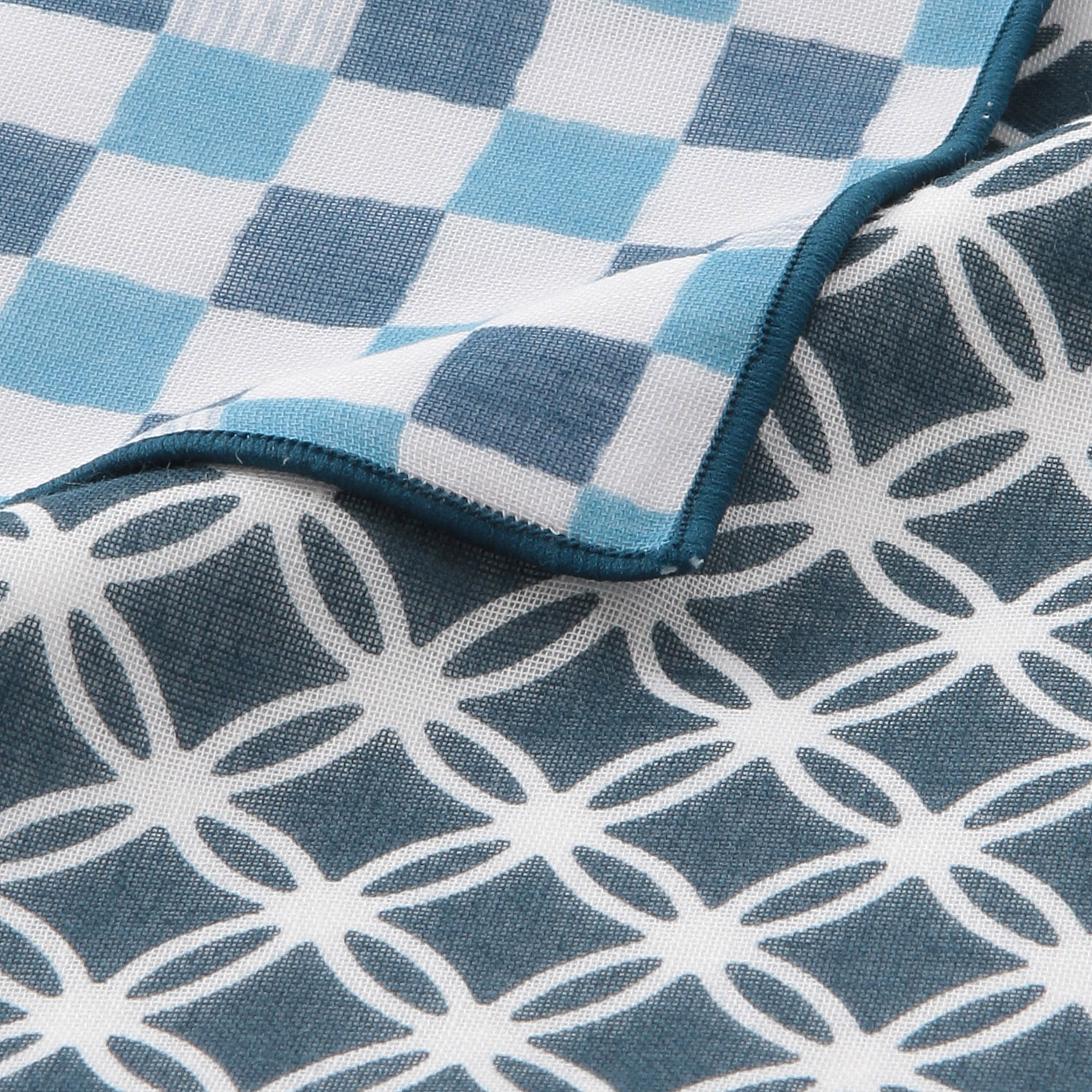 リバーシブルガーゼハンカチ 七宝 - 画像6