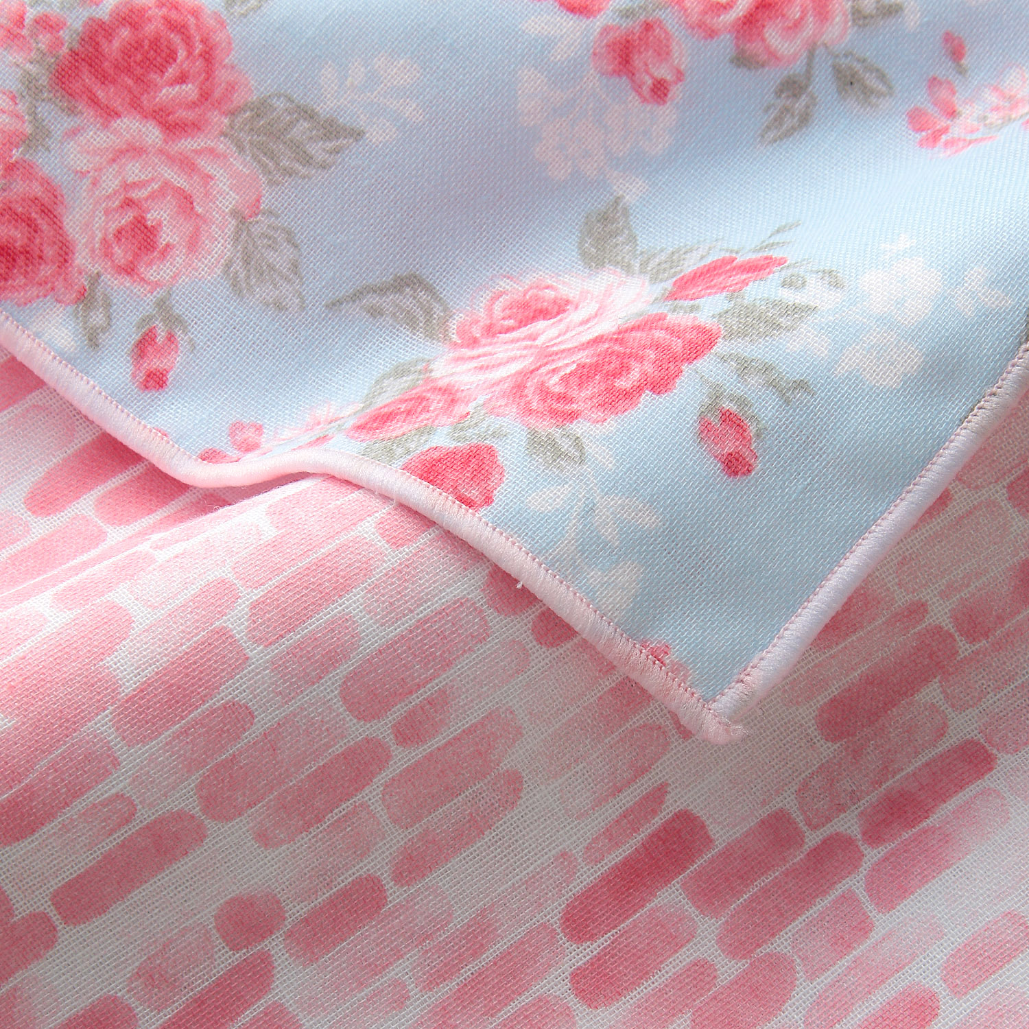 リバーシブルガーゼハンカチ ブリックローズ - 画像6