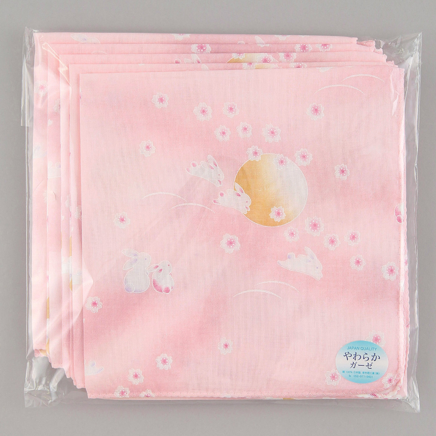 【ETONET限定】婦人2重合わせガーゼハンカチ 花柄・柄おまかせ（1束10枚は同柄） - 画像5