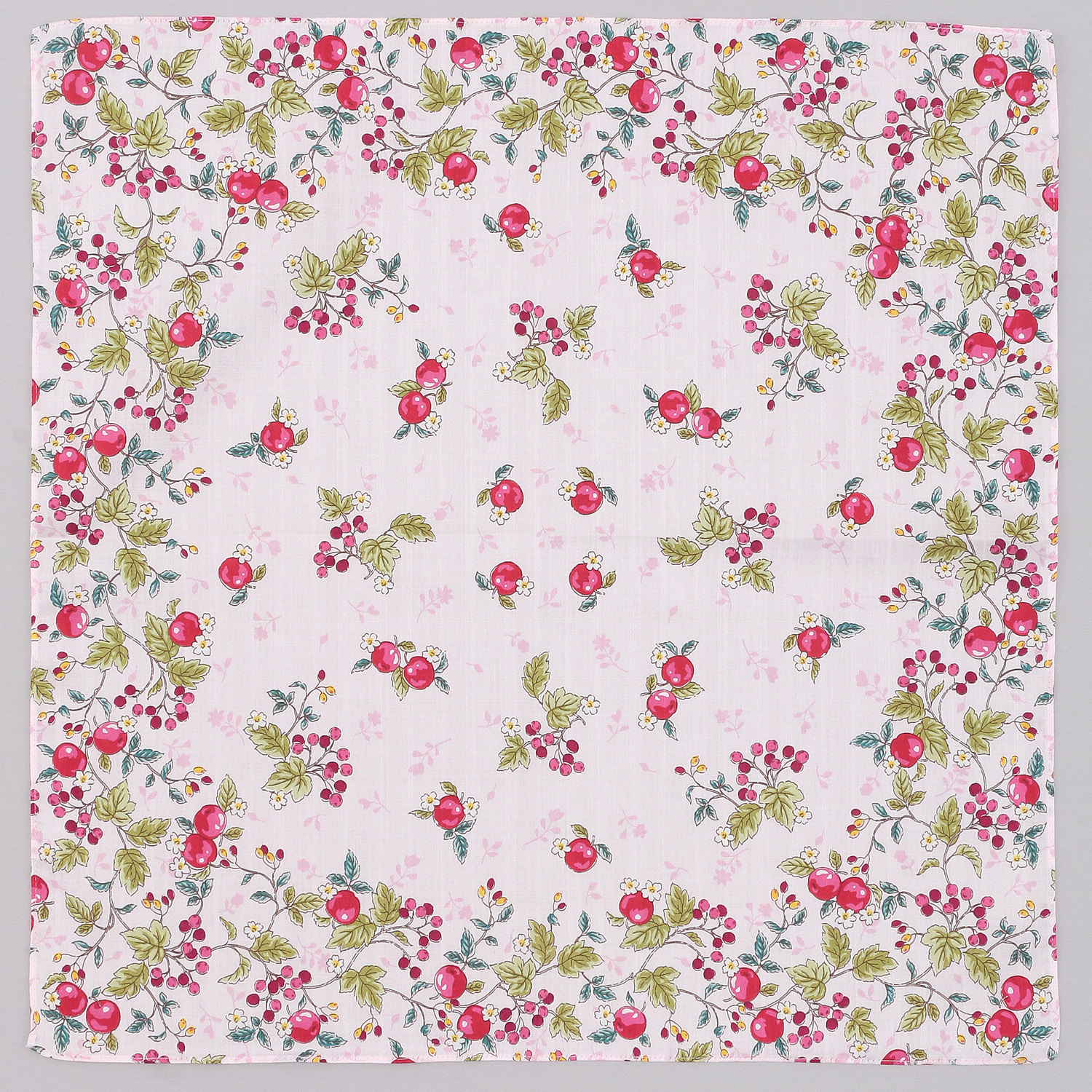 リバティフラワー婦人プリントハンカチ - 画像2