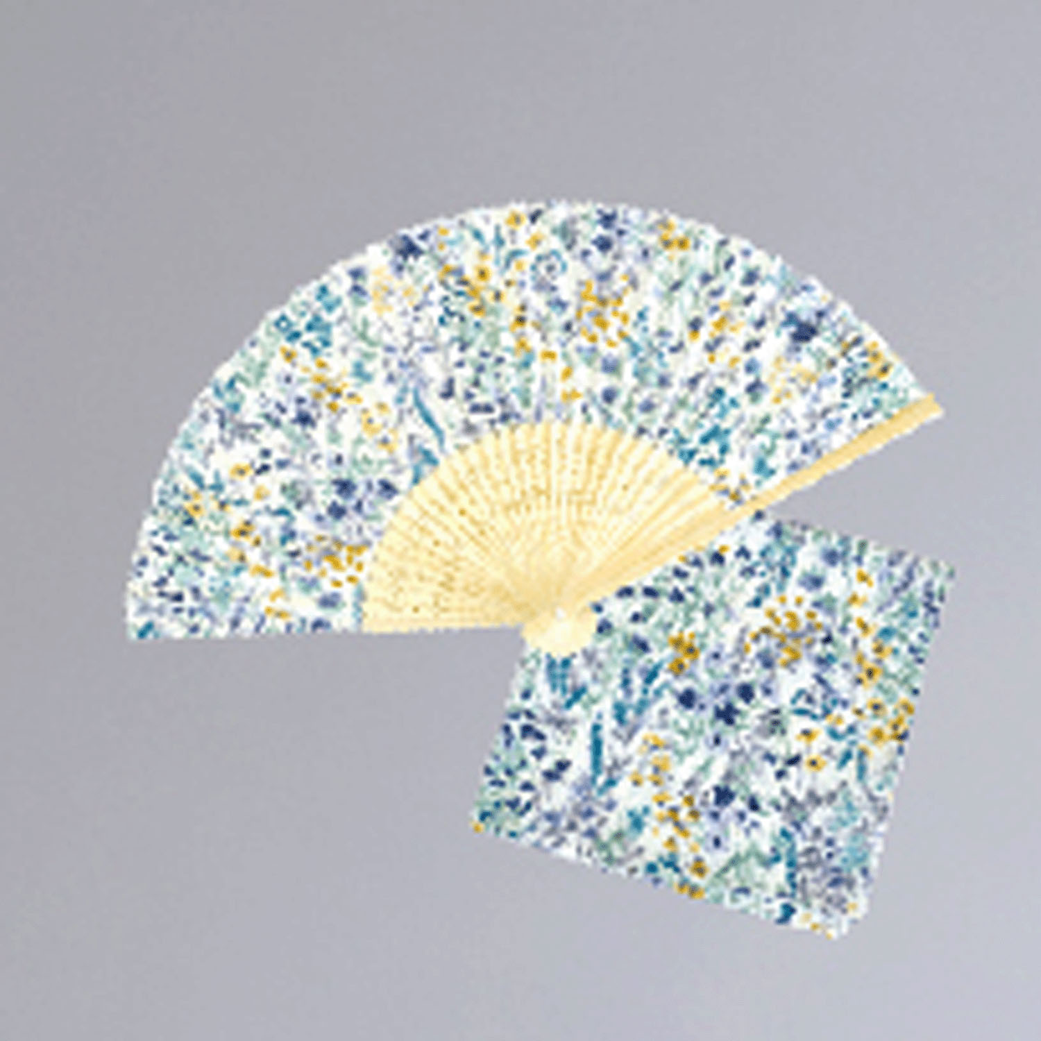 扇子＆ハンカチ 透明ケース入り - 画像3