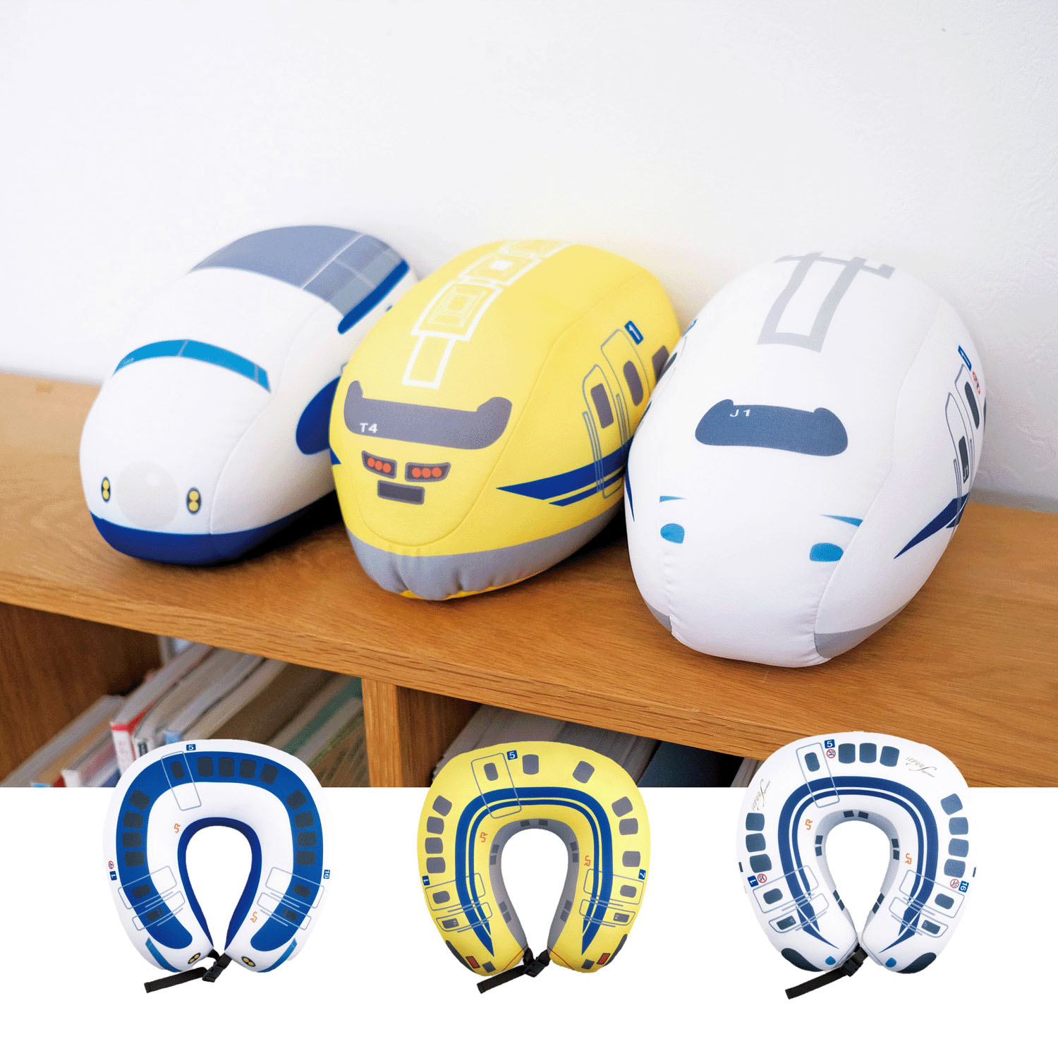 新幹線2WAYネックピロー - 画像1