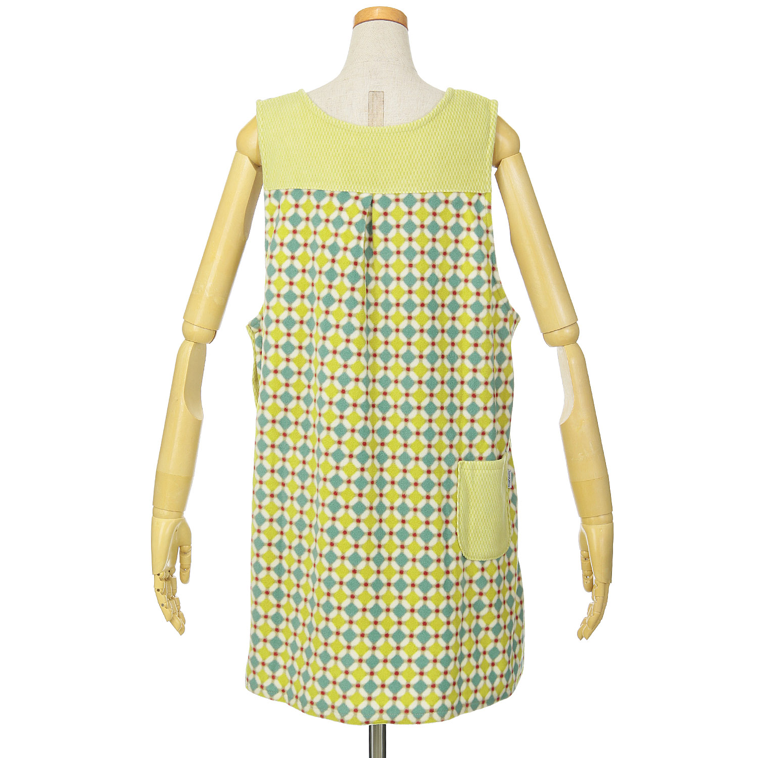 フリースアニマルモード 脇釦あきエプロン - 画像2