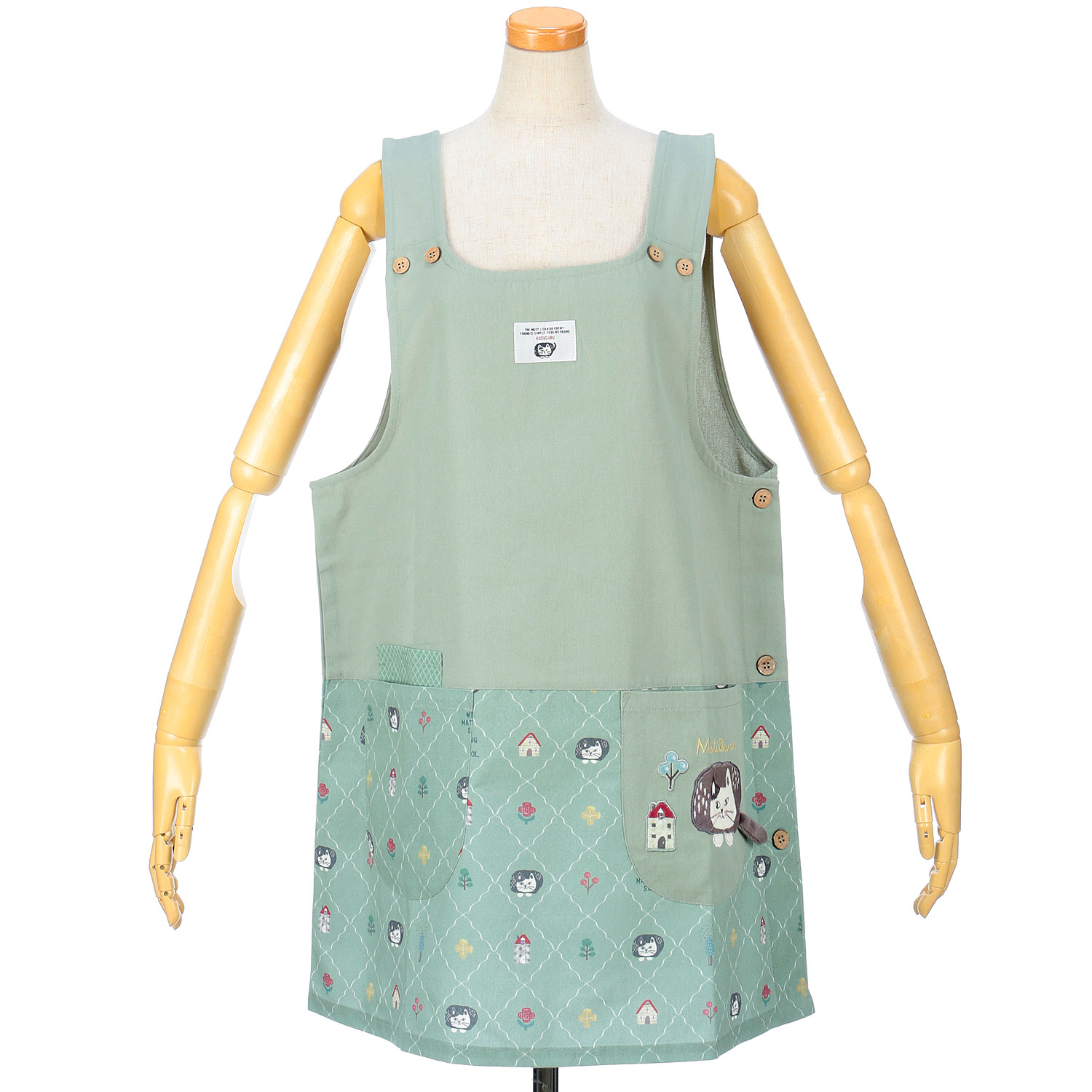 マチルダさん 脇釦あきエプロン - 画像2