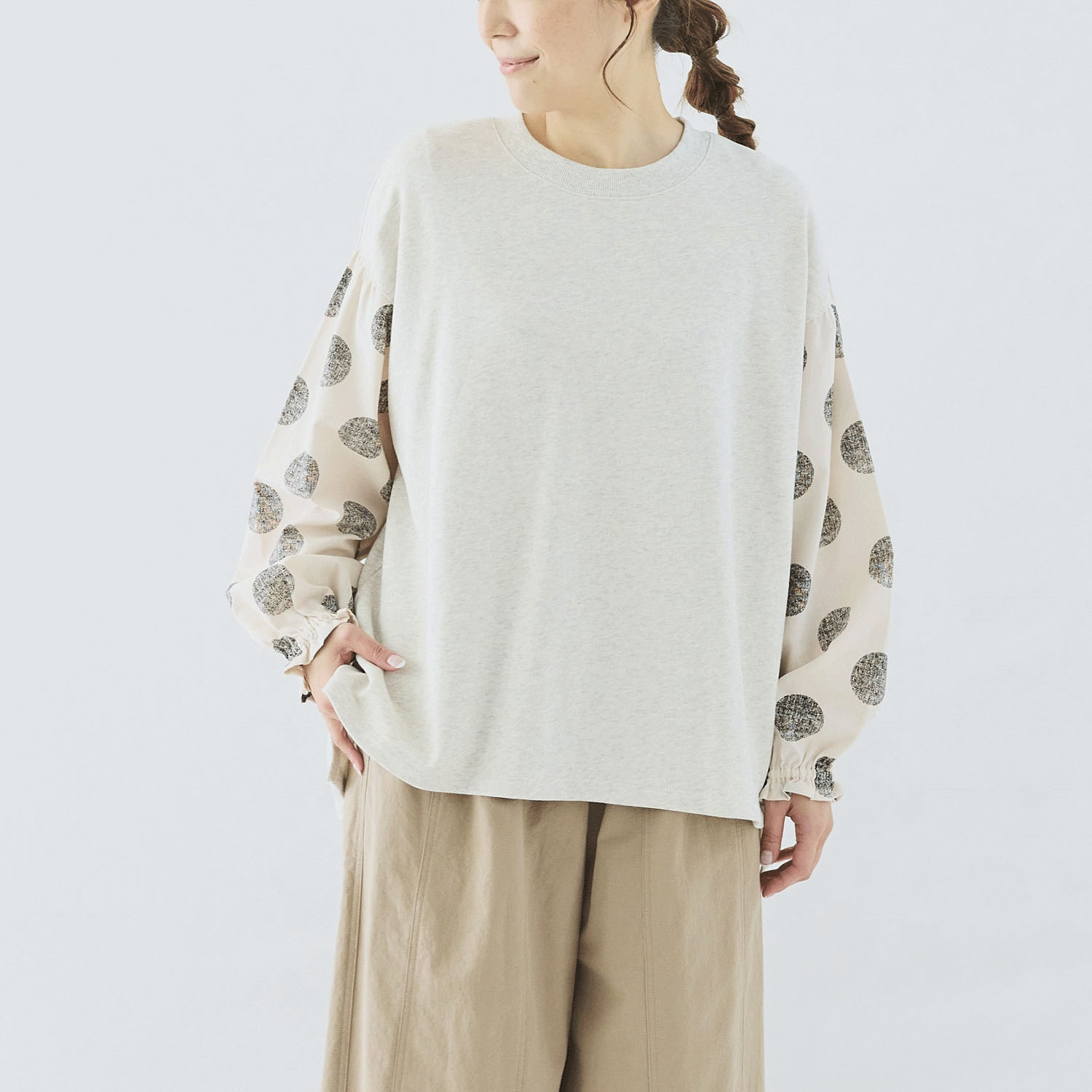 cloudnine ノンノ ドットプリントプルオーバー - 画像1