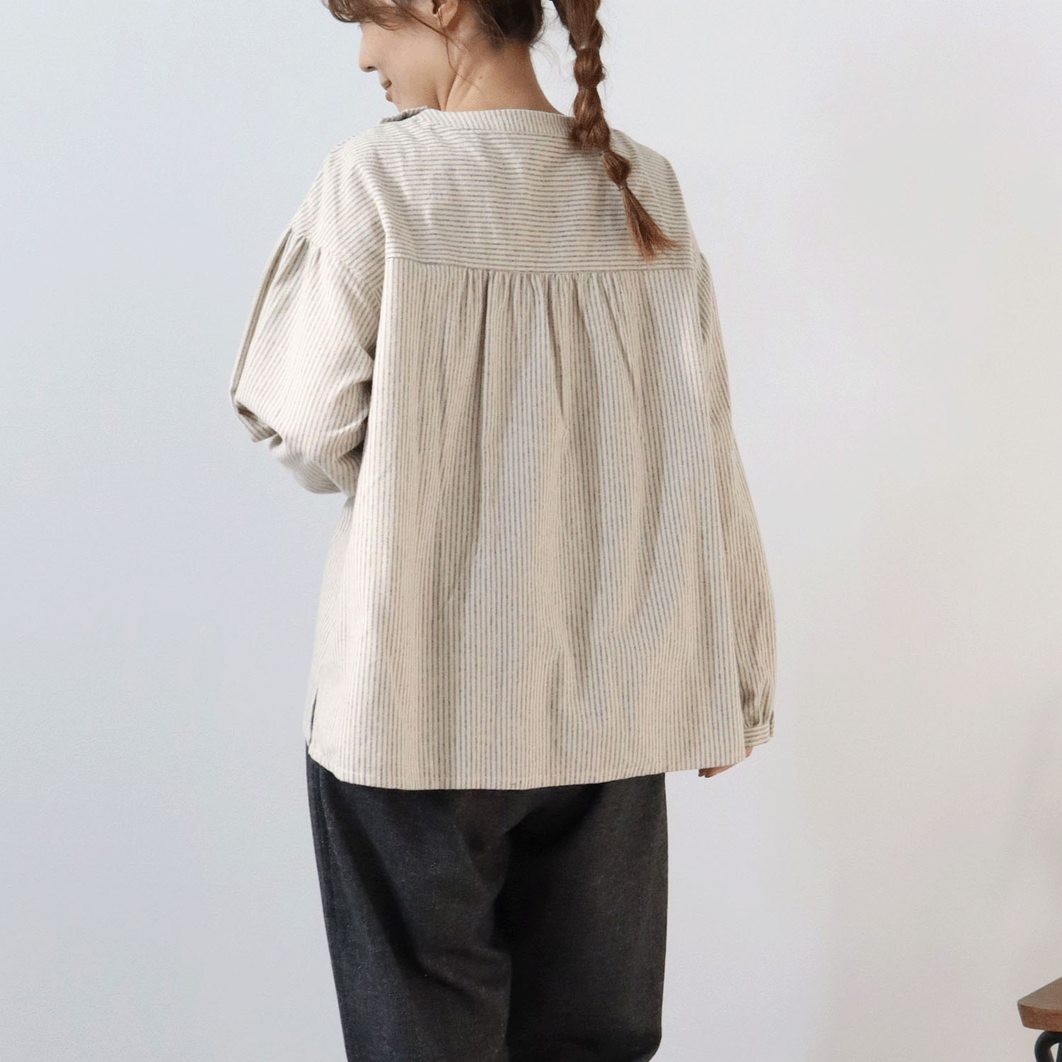 cloudnine ノンノ ストライプ・チェック柄アソートブラウス - 画像5