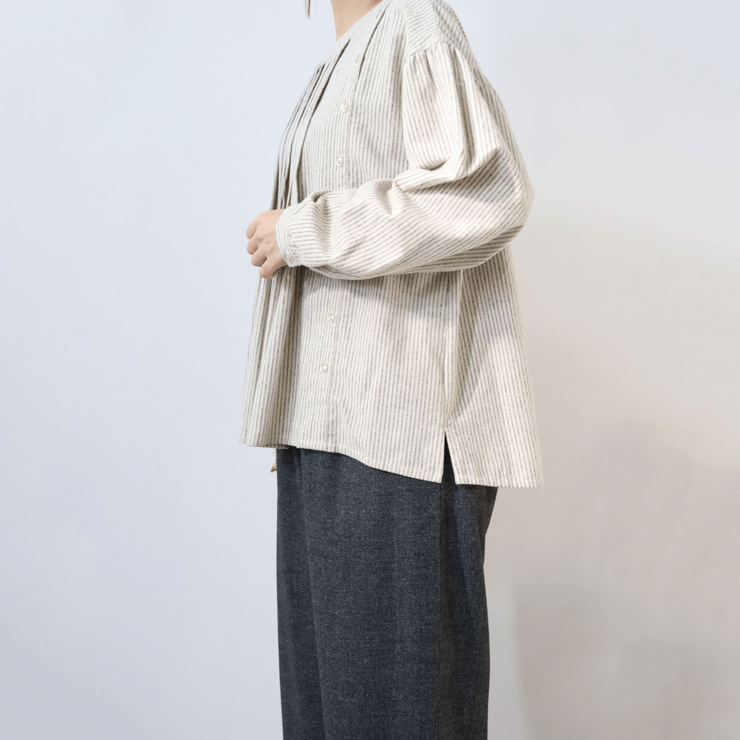 cloudnine ノンノ ストライプ・チェック柄アソートブラウス - 画像8