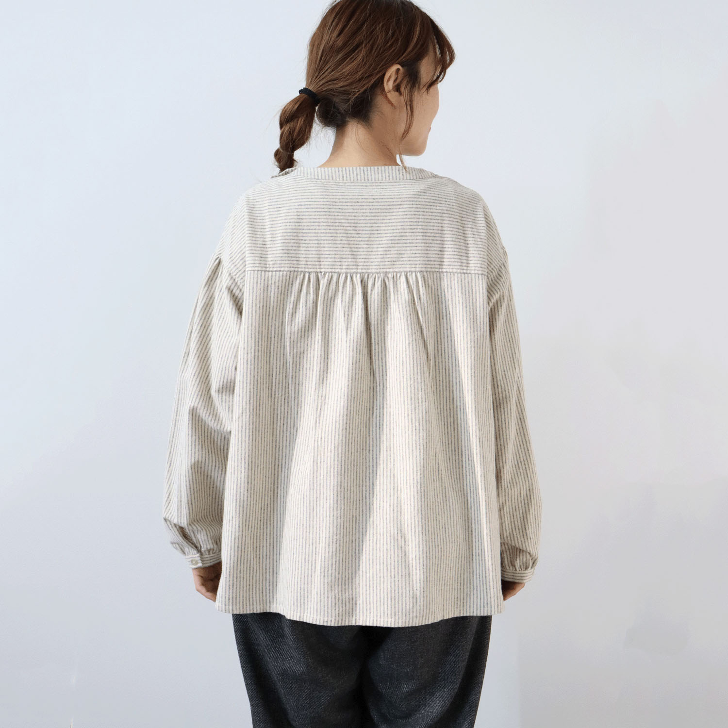 cloudnine ノンノ ストライプ・チェック柄アソートブラウス - 画像9