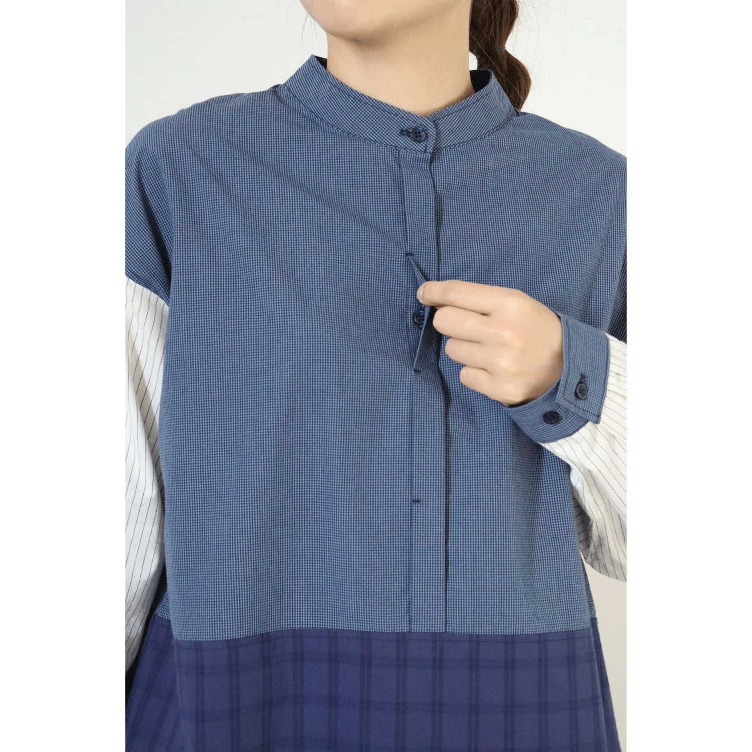 cloudnine ノンノ 綿ブロード3柄コンビブラウス - 画像14