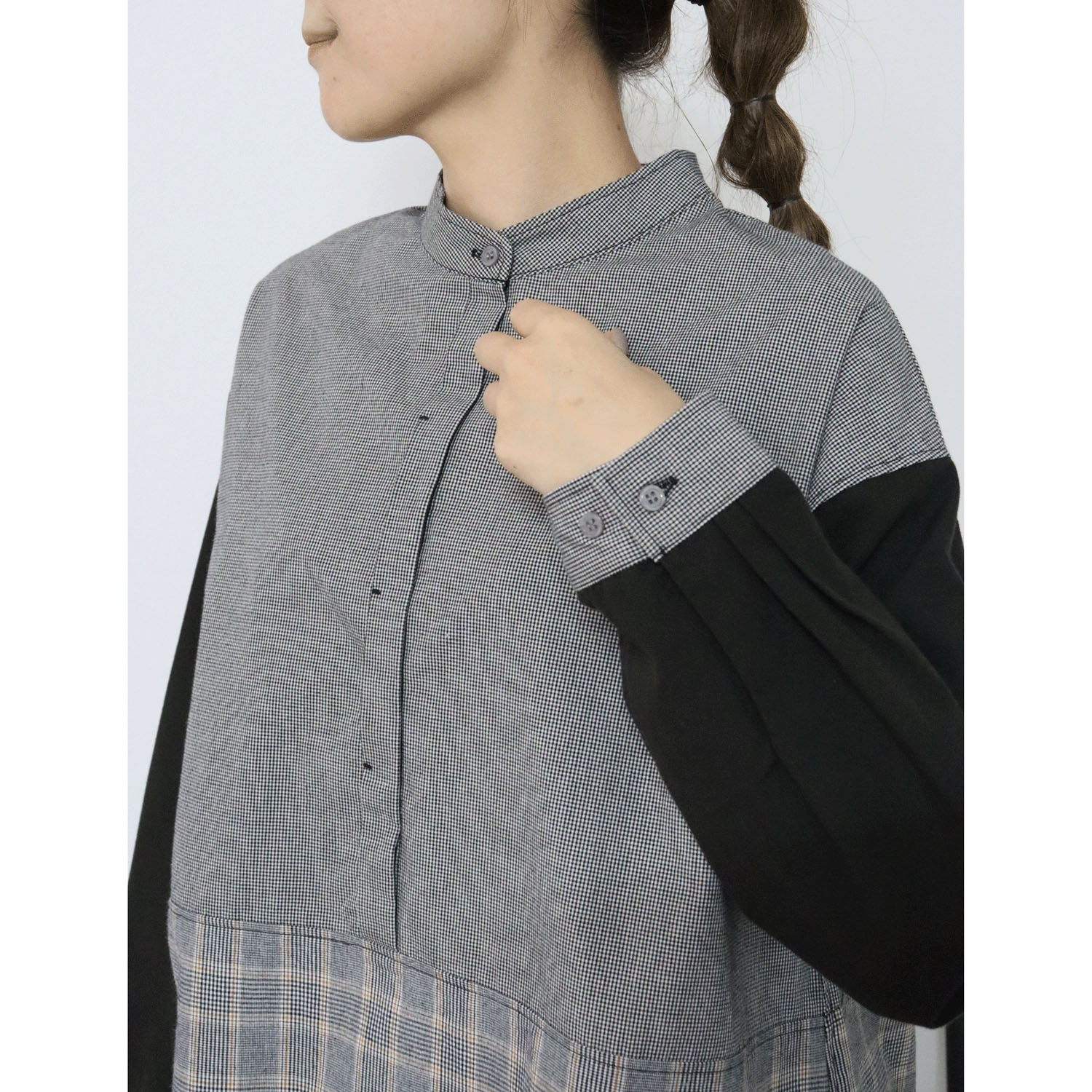 cloudnine ノンノ 綿ブロード3柄コンビブラウス - 画像9