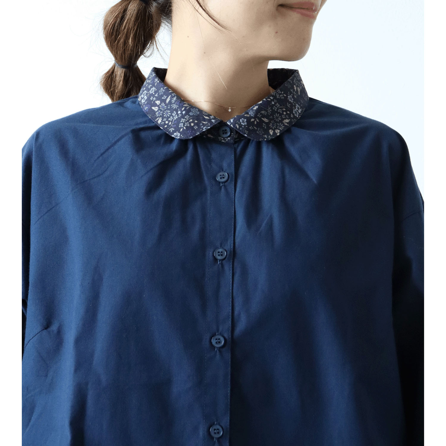 cloudnine ノンノ 小花プリントコンビブラウス - 画像12