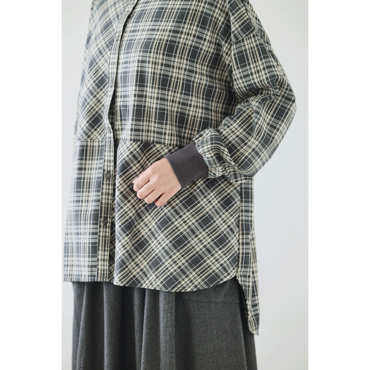 cloudnine ノンノ 前開きシャツチュニック - 画像6