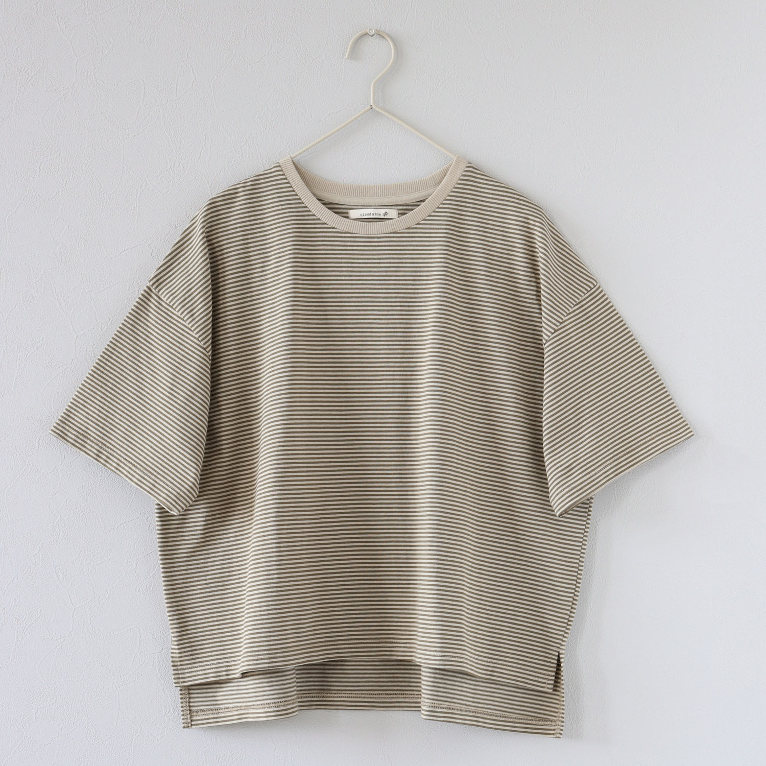 ノンノ カットソー  コットン天竺ボーダー＋リブ - 画像11