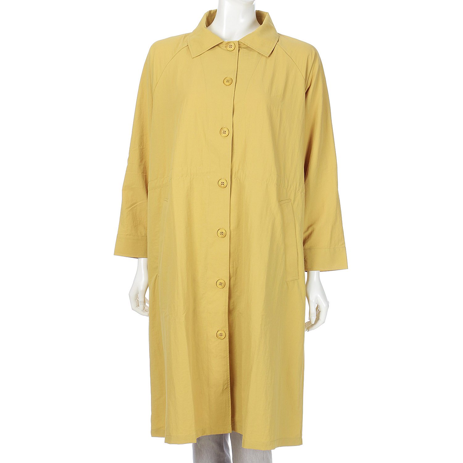 【Insta Live】bonte ナイロンワッシャーラグラン袖コート - 画像4