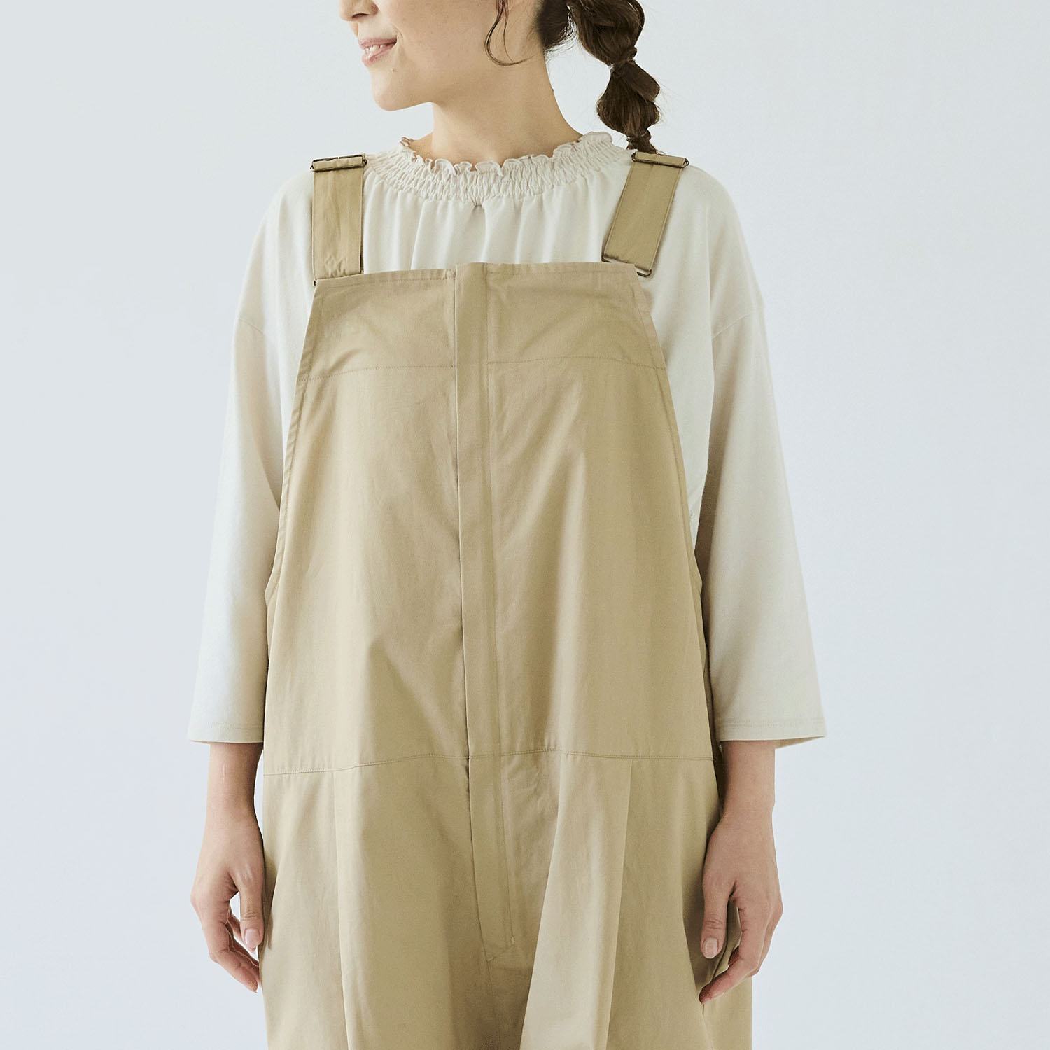 ノンノ カットソー コットン天竺無地＋コットン刺繍生地 - 画像5