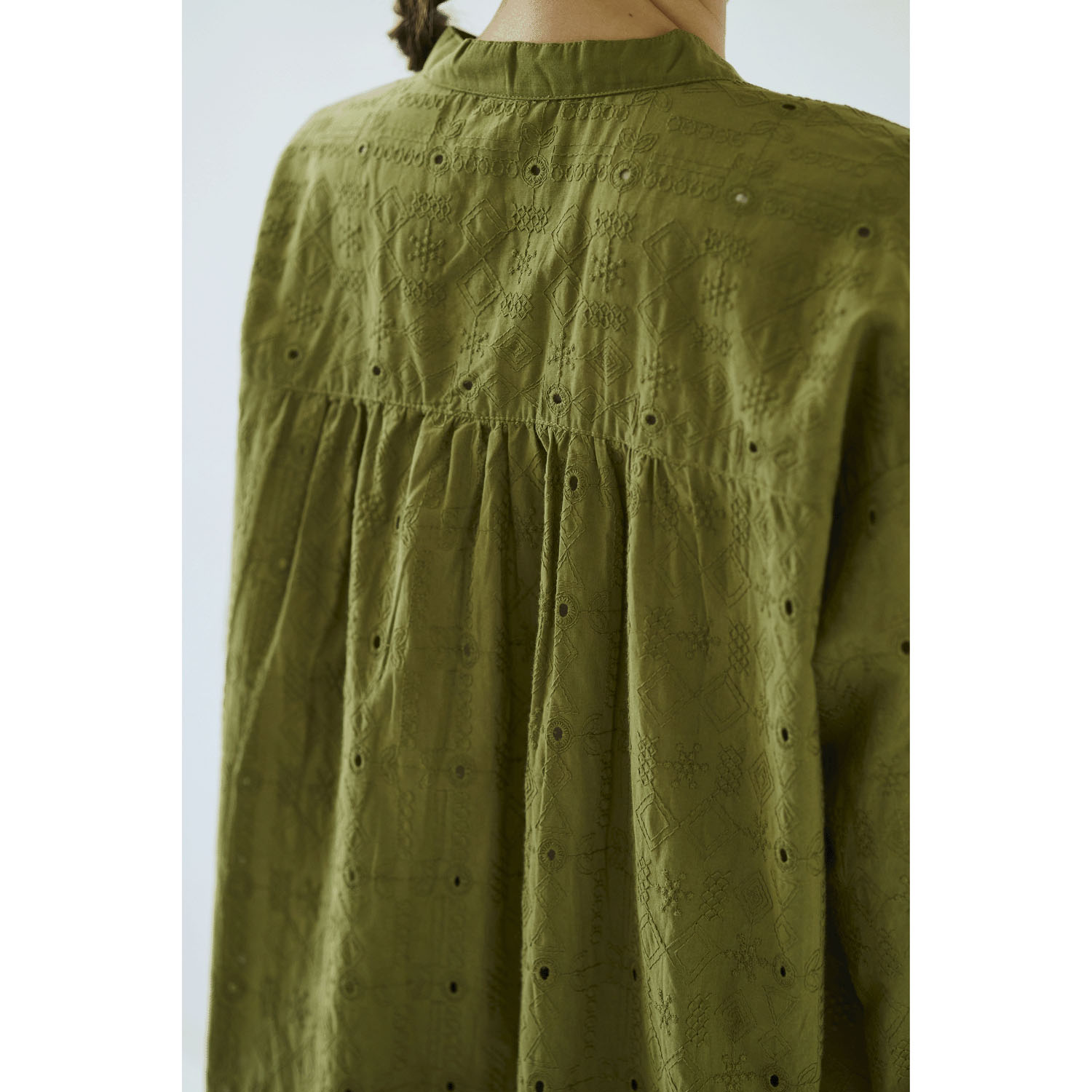 ノンノ チュニック キャンブリックシフリー刺繍＋キャンブリック無地 - 画像12